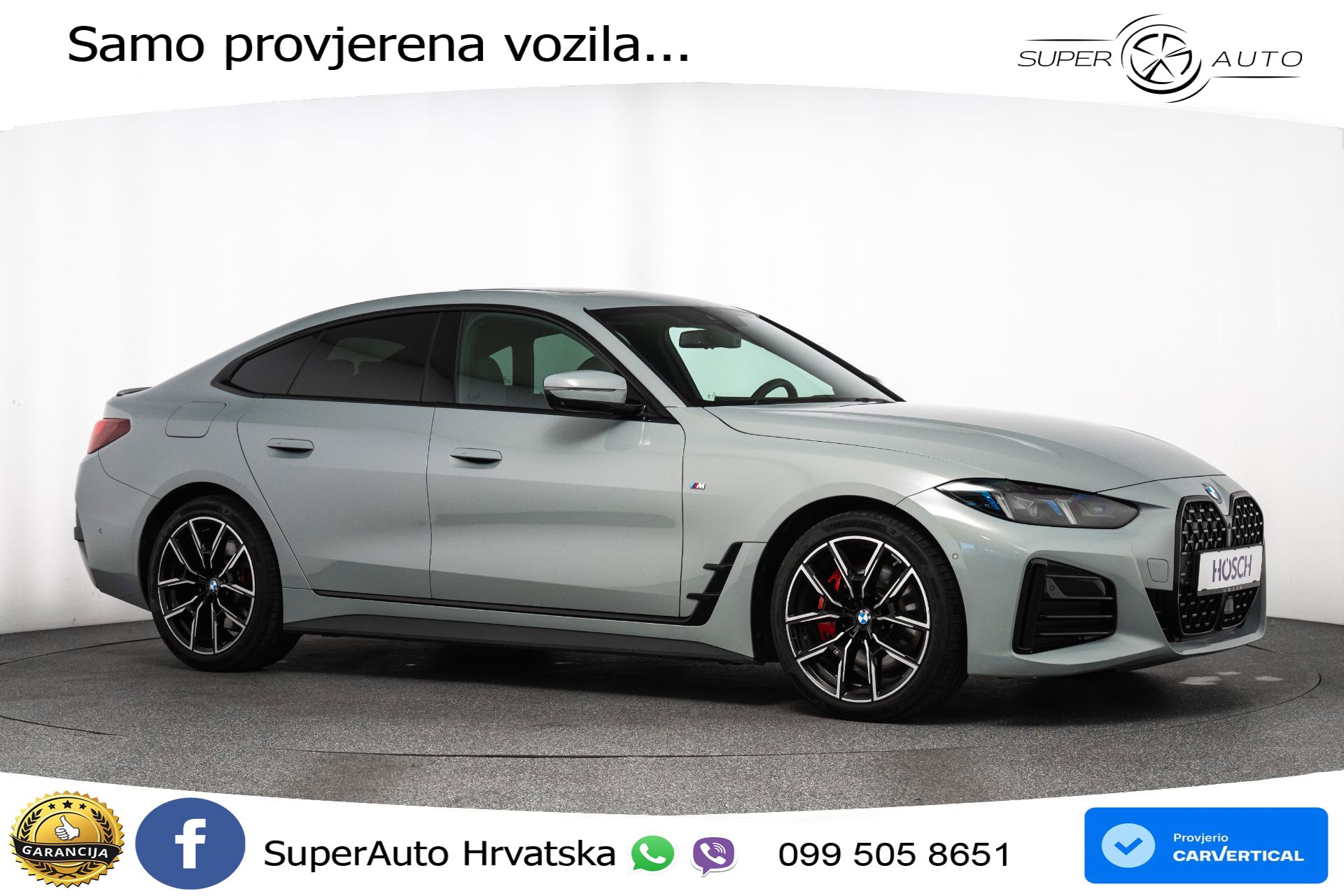 BMW 420d xDrive GC Aut. M Sport Pro 190 KS, ACC+360+GR SJED+HEAD+VIRT+NAVI