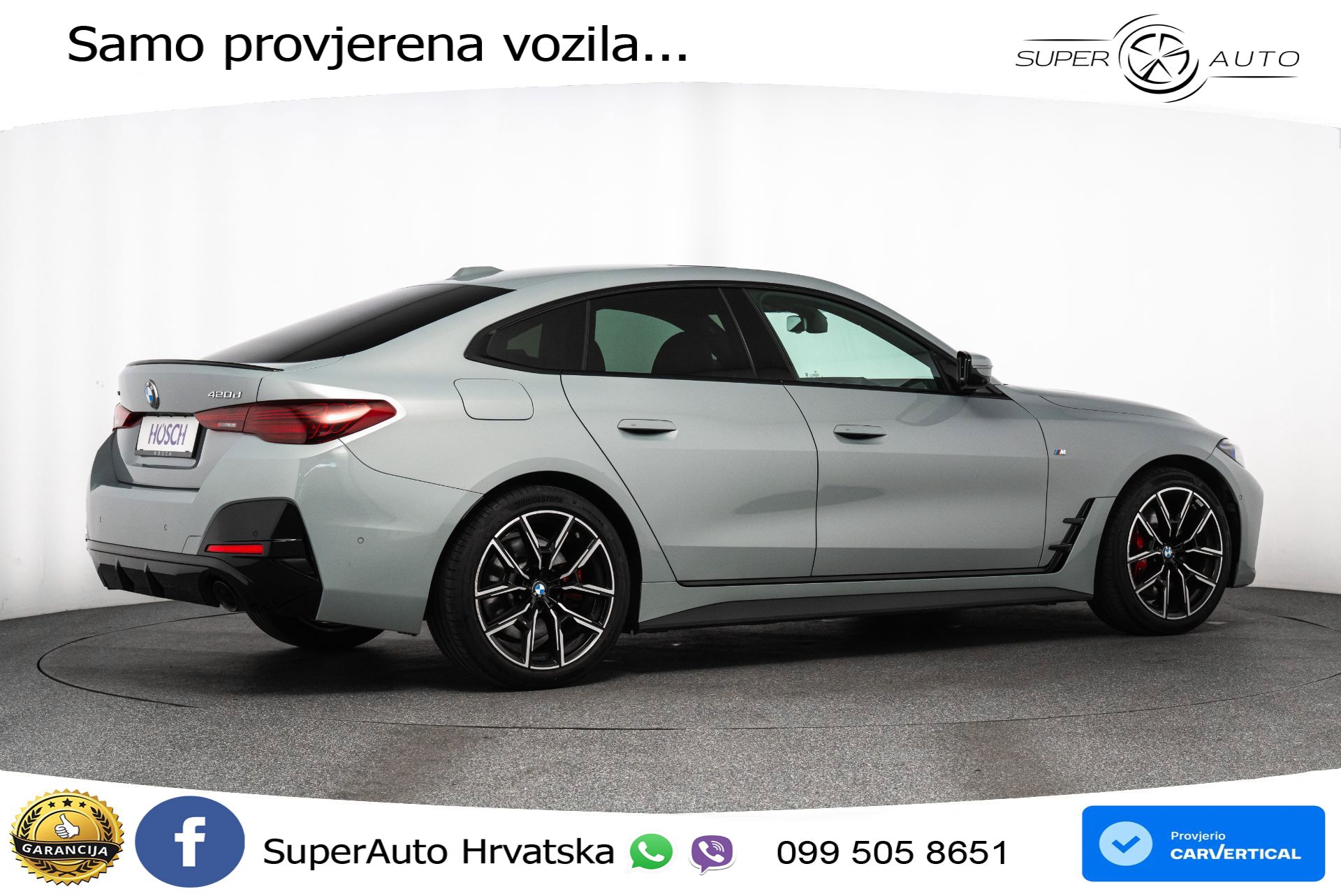 BMW 420d xDrive GC Aut. M Sport Pro 190 KS, ACC+360+GR SJED+HEAD+VIRT+NAVI
