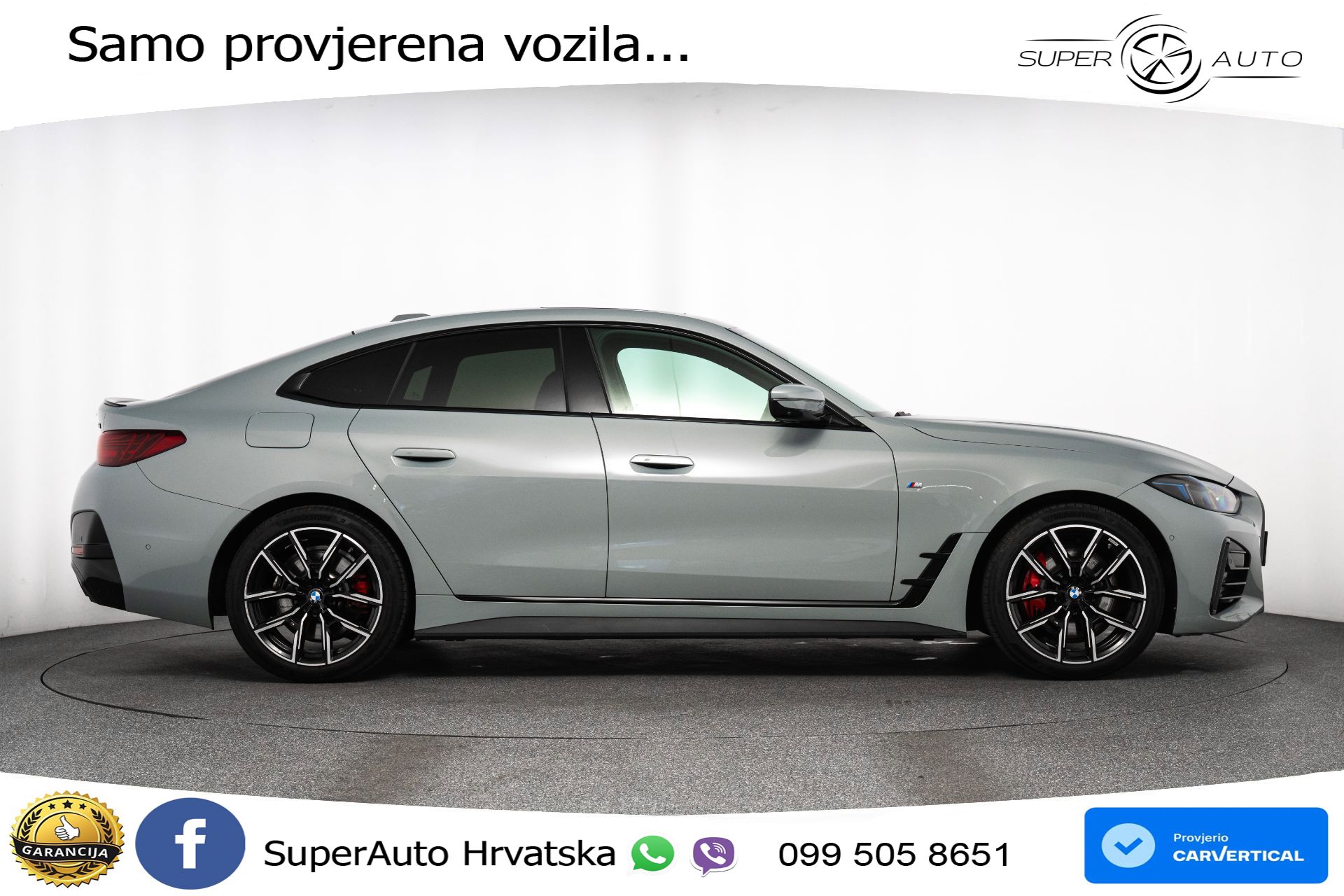 BMW 420d xDrive GC Aut. M Sport Pro 190 KS, ACC+360+GR SJED+HEAD+VIRT+NAVI