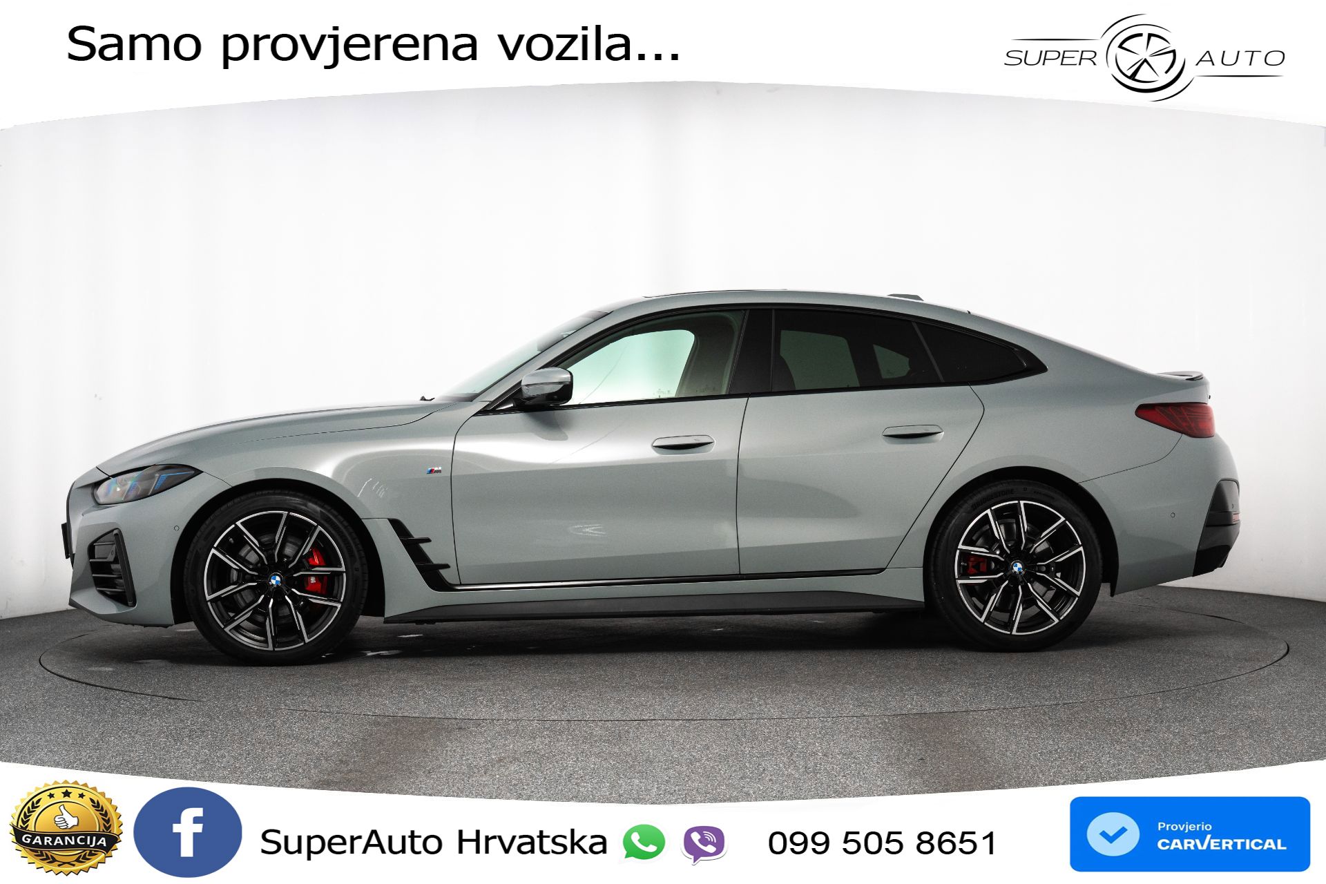 BMW 420d xDrive GC Aut. M Sport Pro 190 KS, ACC+360+GR SJED+HEAD+VIRT+NAVI