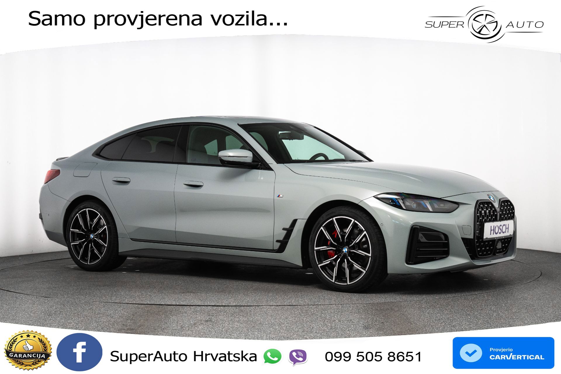 BMW 420d GC xDrive Steptronic M Sport Pro 190 KS, LED+ACC+GR SJED+HEAD+WIDES
