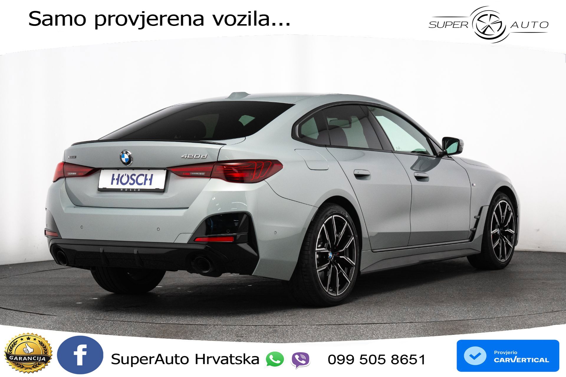 BMW 420d GC xDrive Steptronic M Sport Pro 190 KS, LED+ACC+GR SJED+HEAD+WIDES
