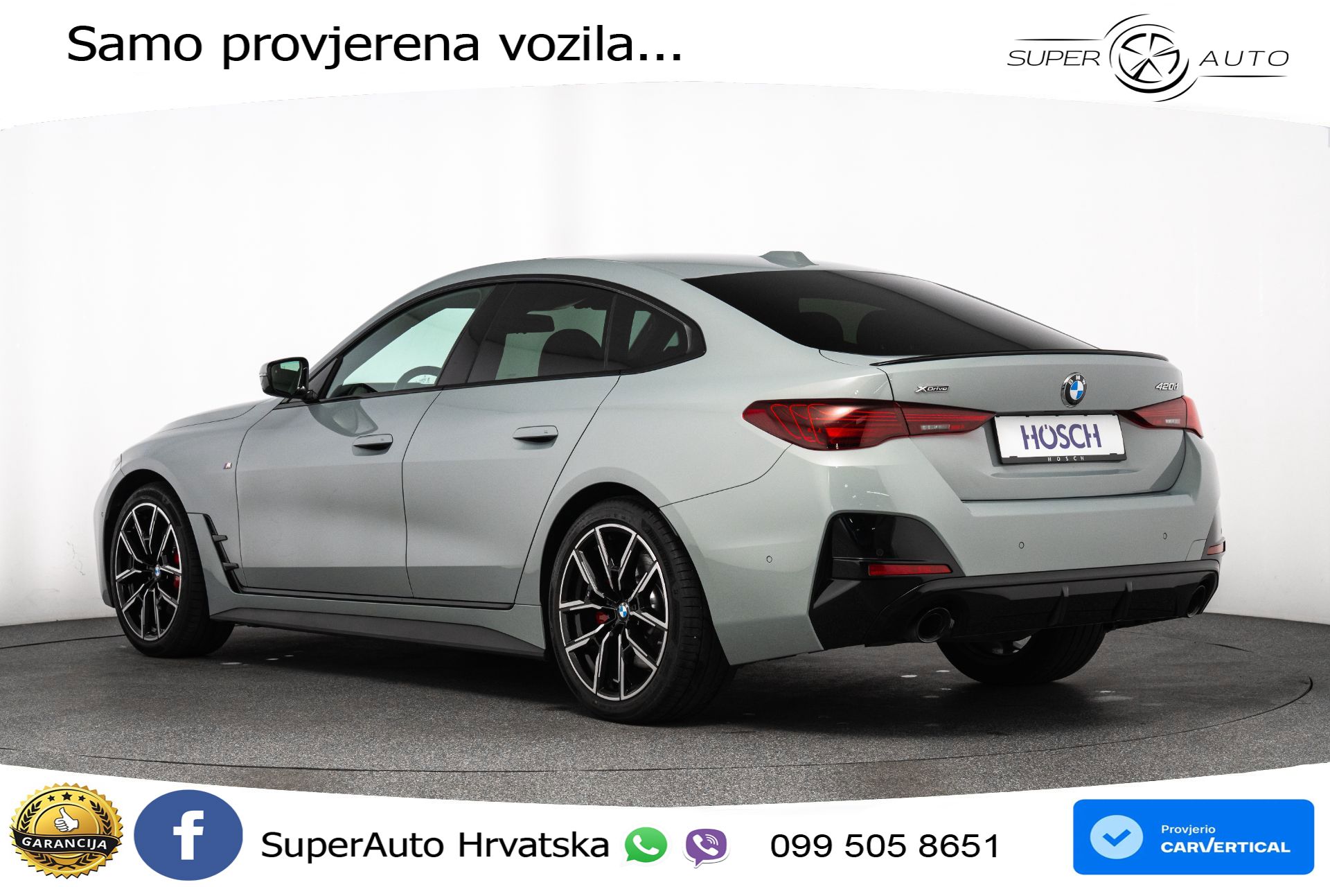 BMW 420d GC xDrive Steptronic M Sport Pro 190 KS, LED+ACC+GR SJED+HEAD+WIDES