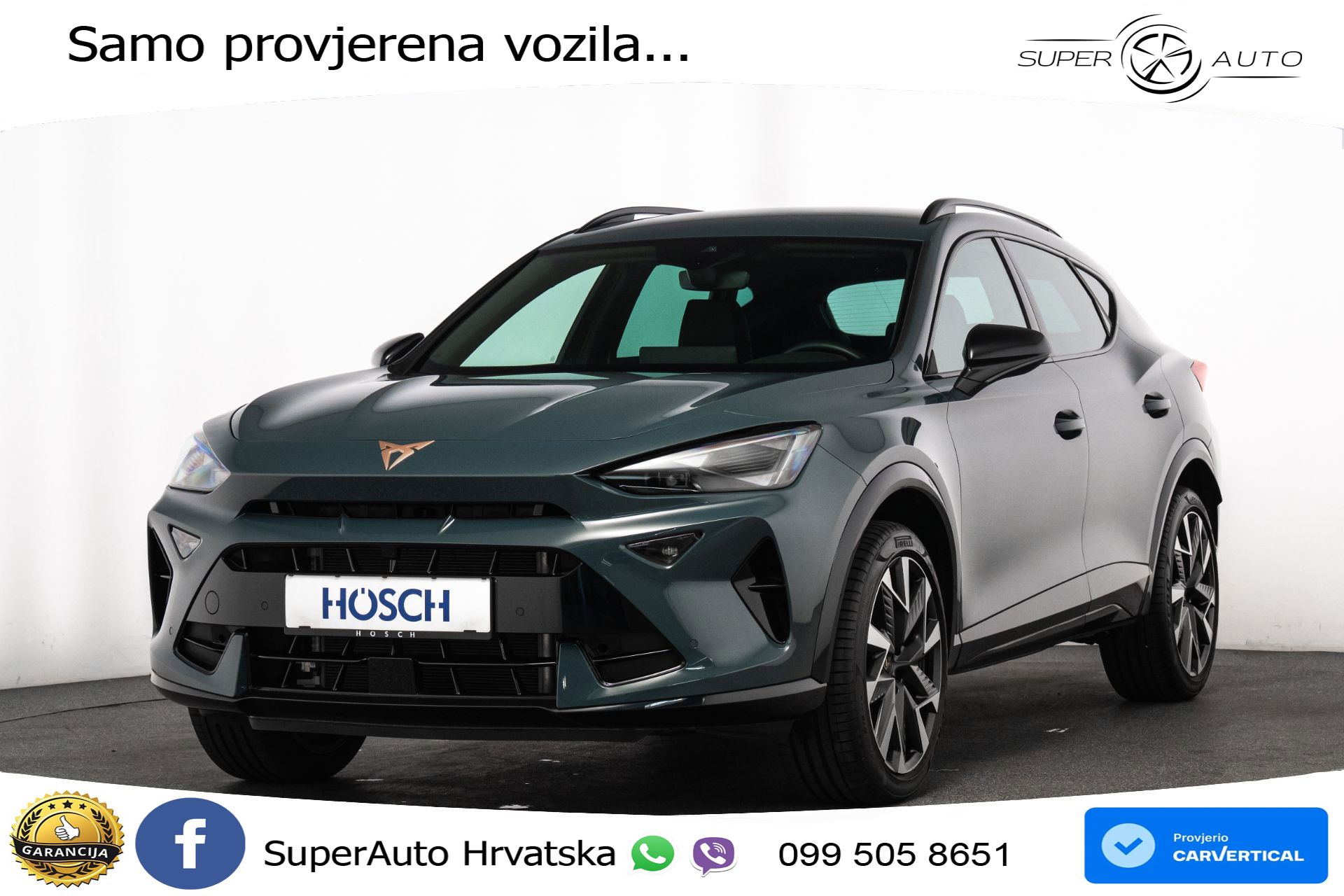 Cupra Formentor 1.5 eTSI DSG 150 KS, LED+ACC+GR SJED+KAM+VIRT+PDC