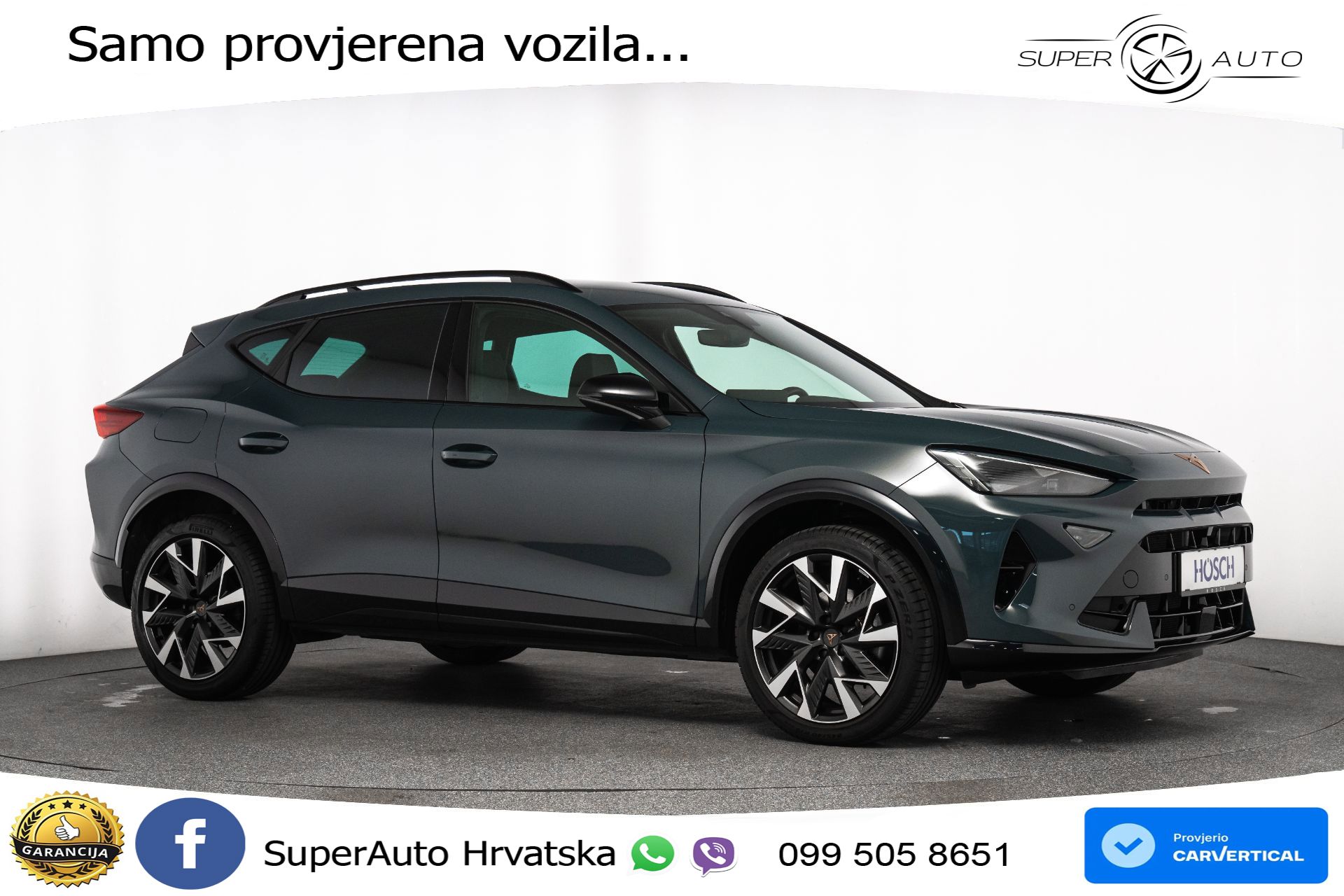 Cupra Formentor 1.5 eTSI DSG 150 KS, LED+ACC+GR SJED+KAM+VIRT+PDC