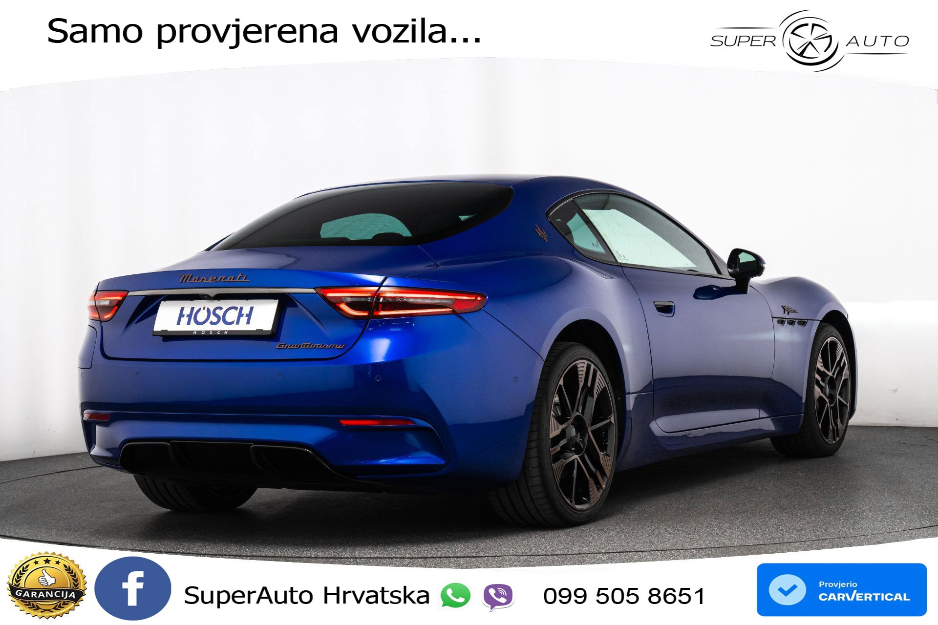 NOVO Maserati GranTurismo Folgore 761 KS, ACC+360+GR SJED+HEAD+VIRT+NAVI