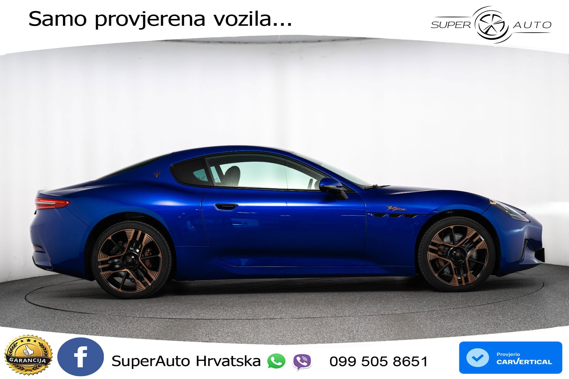 NOVO Maserati GranTurismo Folgore 761 KS, ACC+360+GR SJED+HEAD+VIRT+NAVI