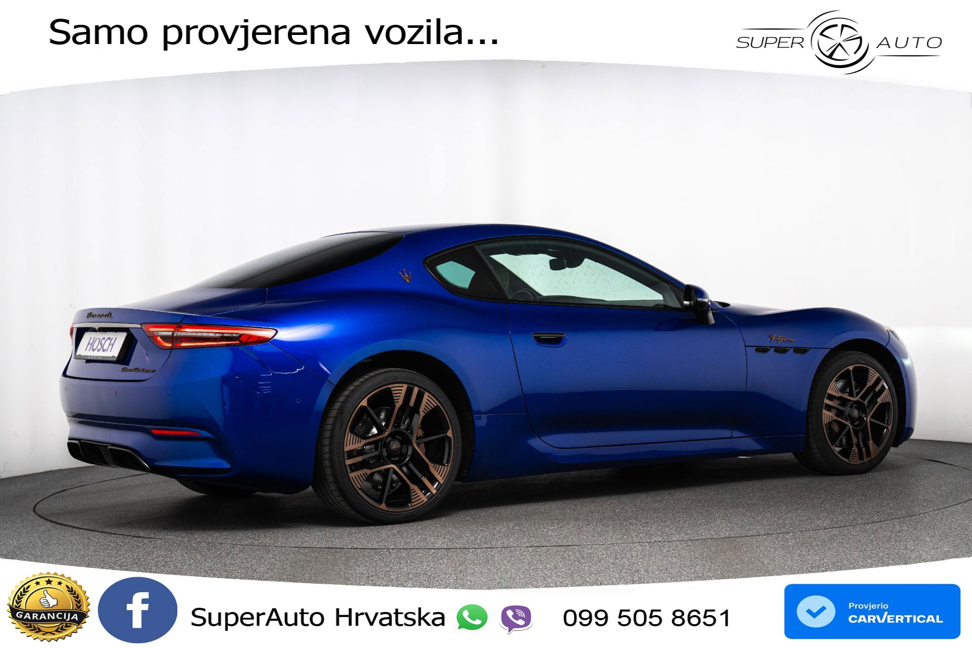 NOVO Maserati GranTurismo Folgore 761 KS, ACC+360+GR SJED+HEAD+VIRT+NAVI