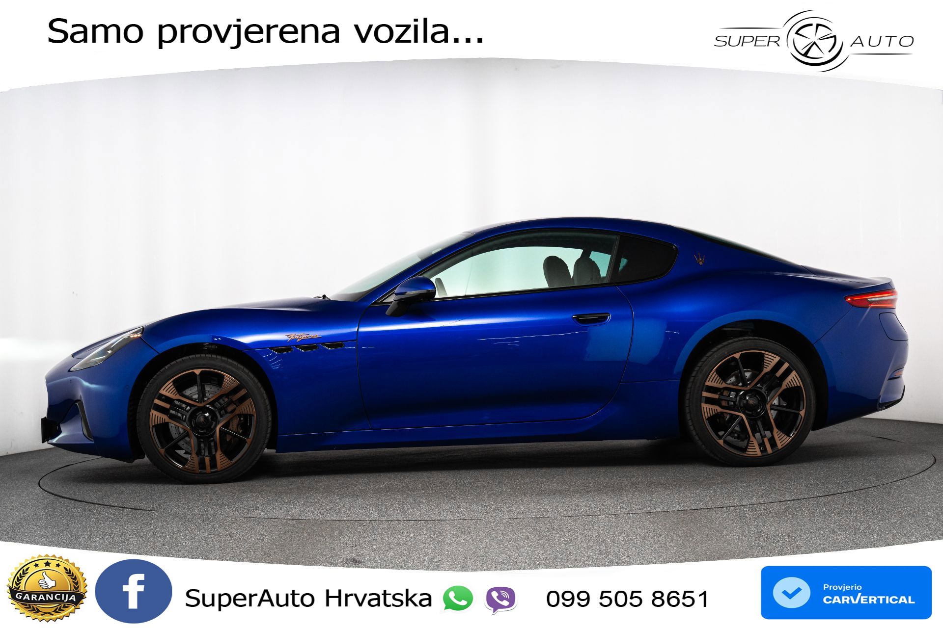 NOVO Maserati GranTurismo Folgore 761 KS, ACC+360+GR SJED+HEAD+VIRT+NAVI