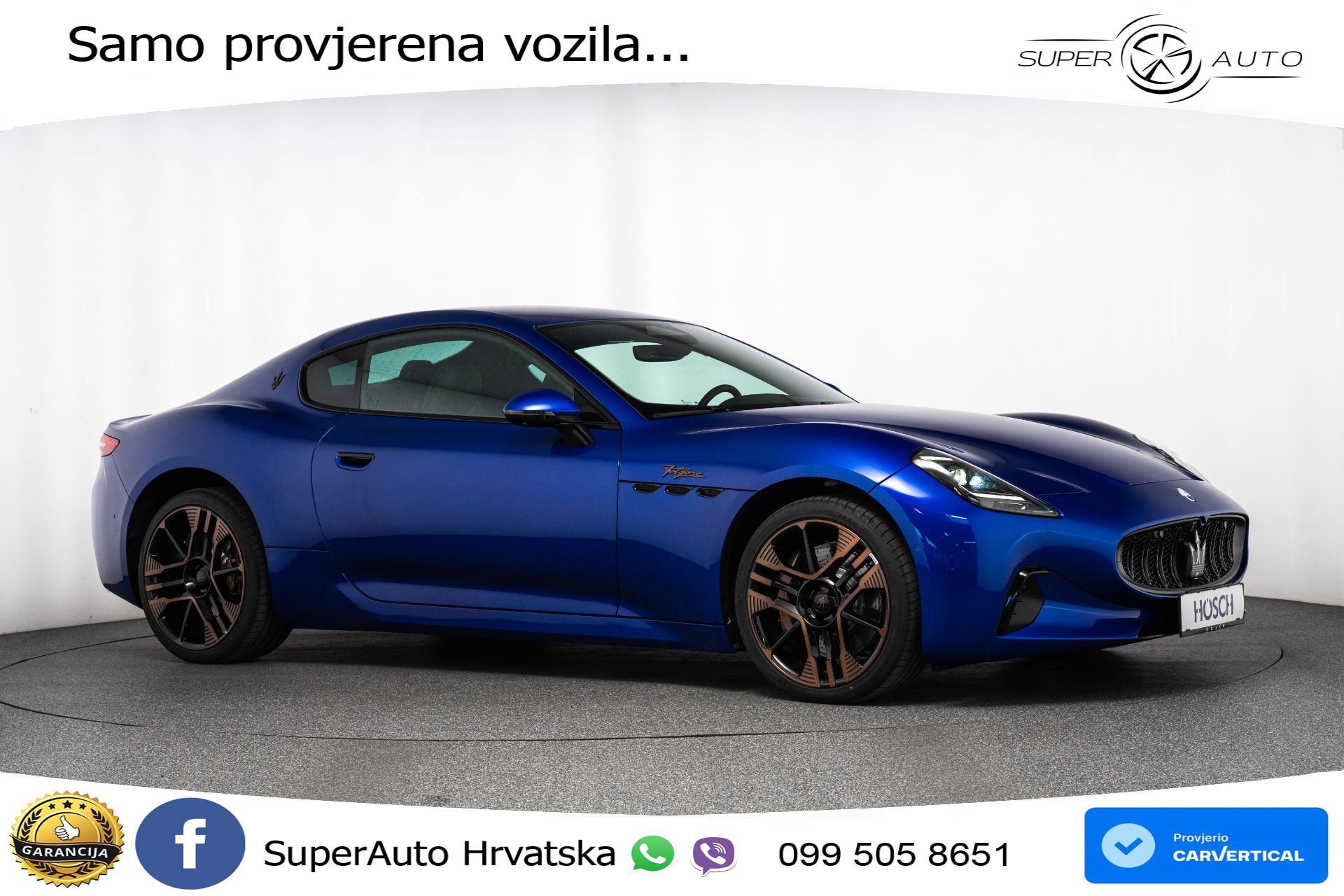 NOVO Maserati GranTurismo Folgore 761 KS, ACC+360+GR SJED+HEAD+VIRT+NAVI