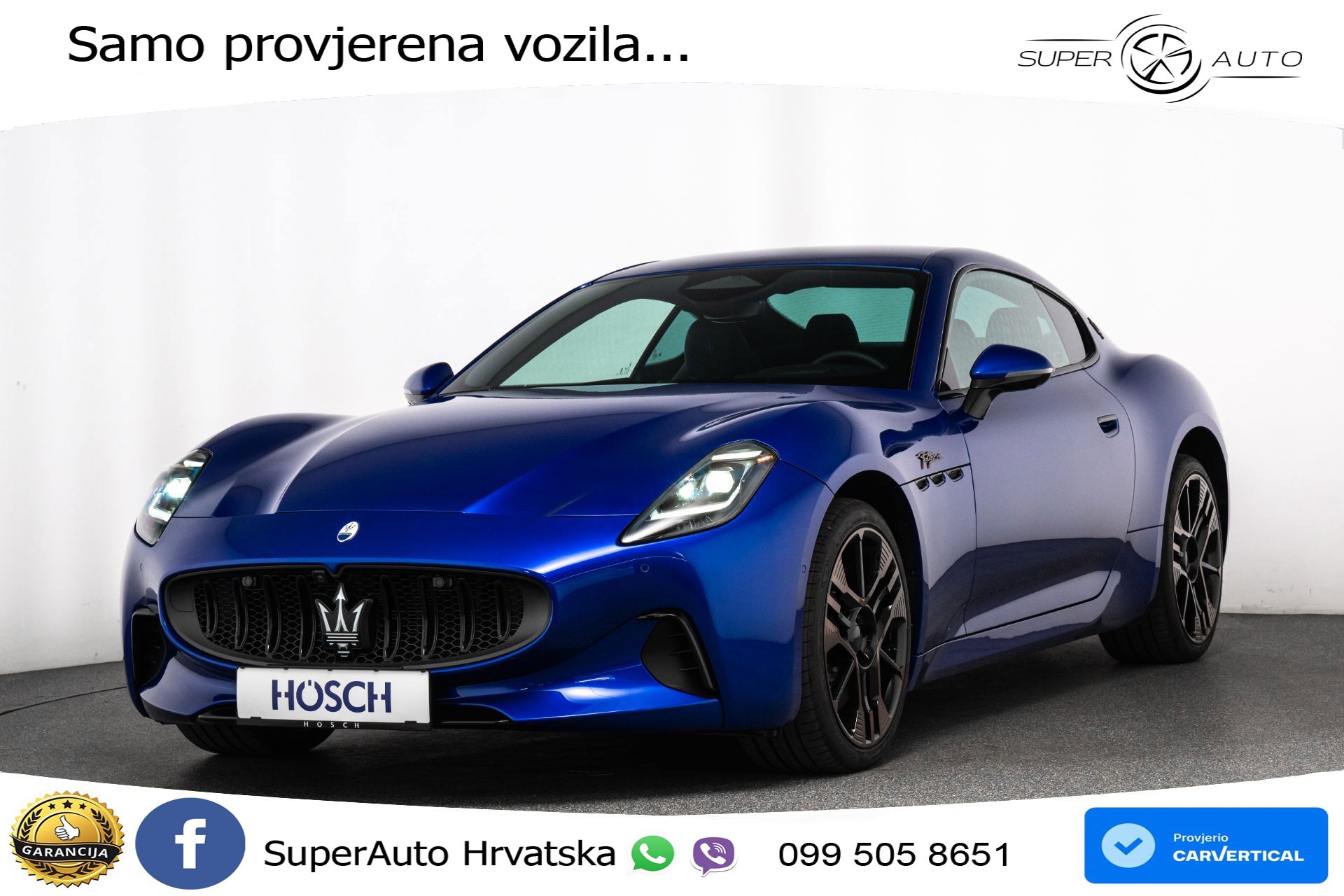 NOVO Maserati GranTurismo Folgore 761 KS, ACC+360+GR SJED+HEAD+VIRT+NAVI
