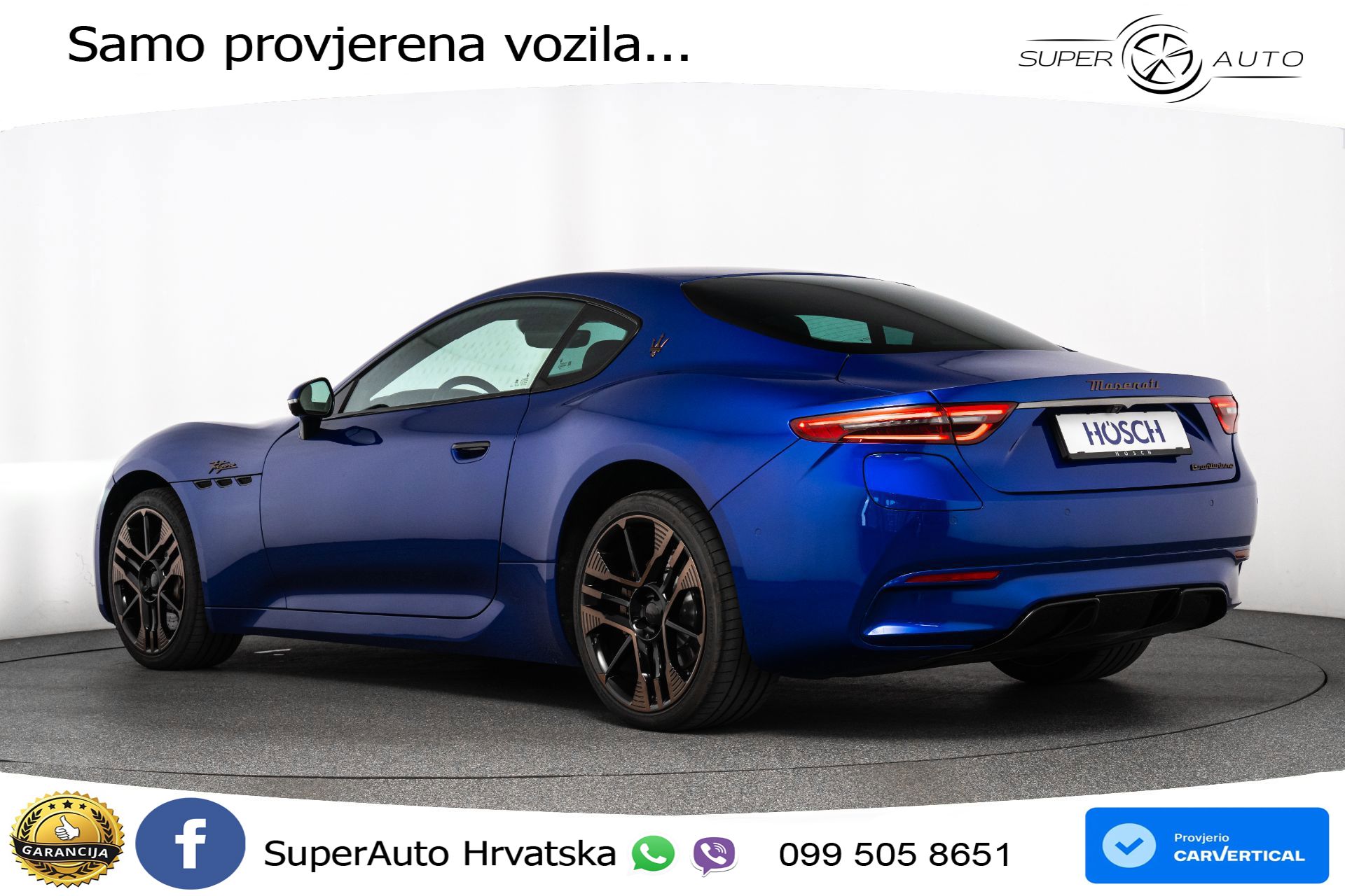 NOVO Maserati GranTurismo Folgore 761 KS, ACC+360+GR SJED+HEAD+VIRT+NAVI