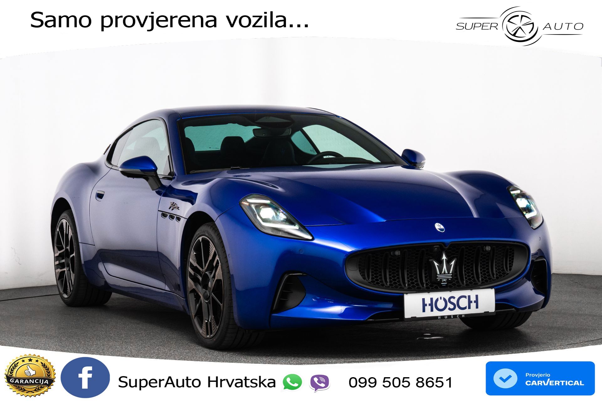 NOVO Maserati GranTurismo Folgore 761 KS, ACC+360+GR SJED+HEAD+VIRT+NAVI