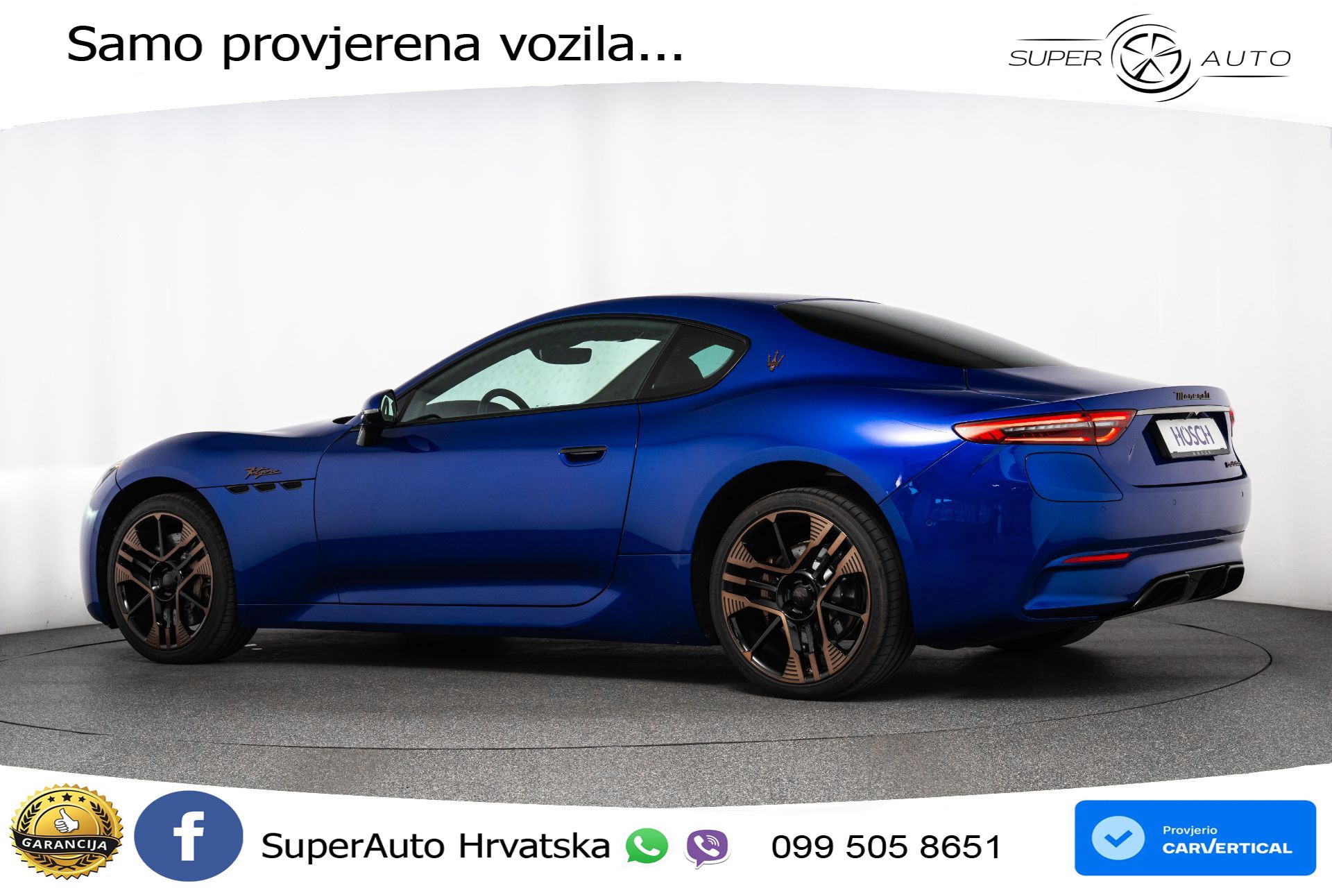 NOVO Maserati GranTurismo Folgore 761 KS, ACC+360+GR SJED+HEAD+VIRT+NAVI