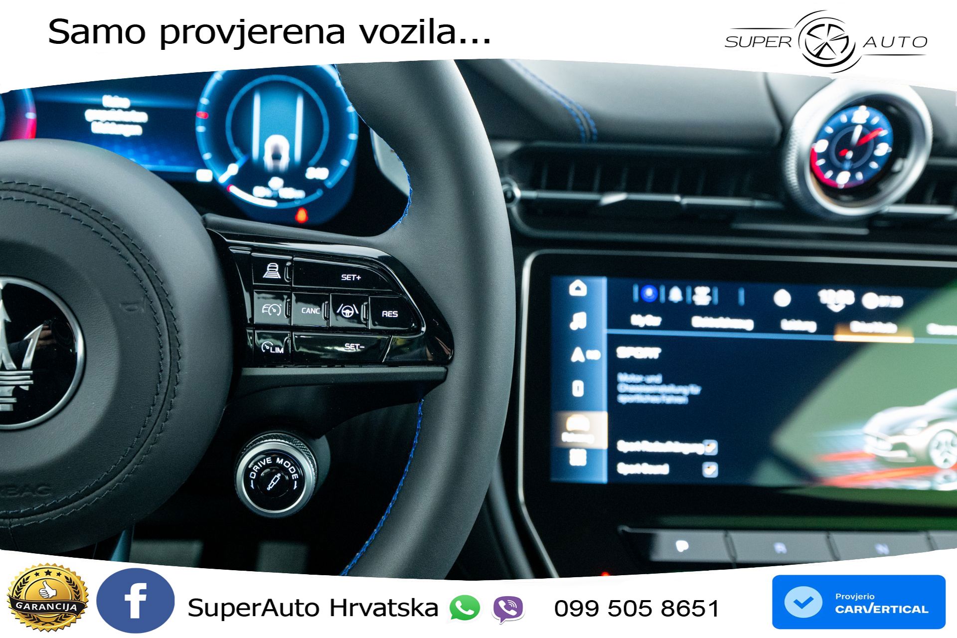 NOVO Maserati GranTurismo Folgore 761 KS, ACC+360+GR SJED+HEAD+VIRT+NAVI