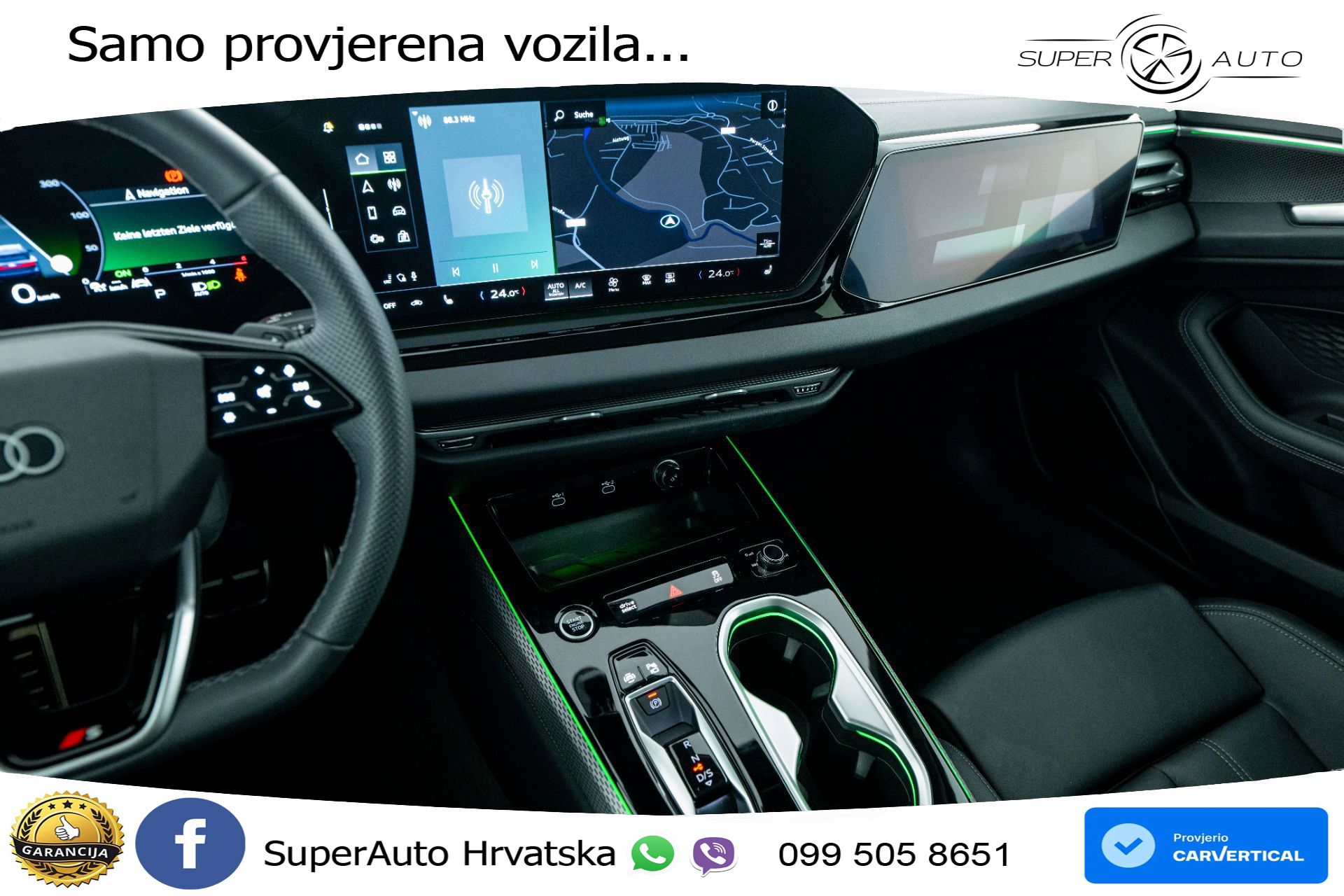 Audi A6 Avant 2.0 TDI S tronic 2xS line 204 KS, ACC+360+GR SJED+PANO+VIRT+NAVI