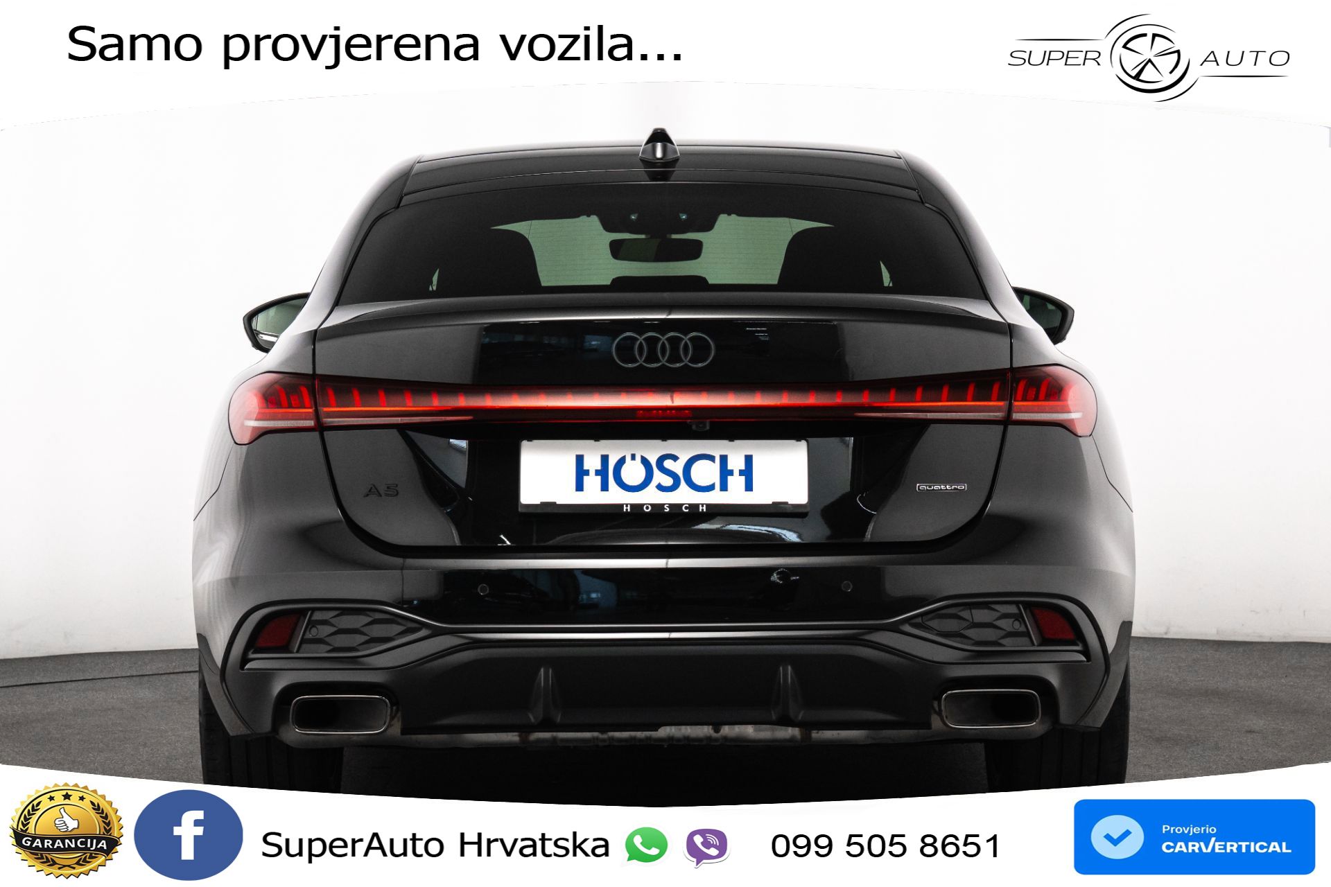 Audi A5 2.0 TFSI quattro S tronic 2xS line 299 KS, MATRIX+ACC+GR SJED+360+PANO