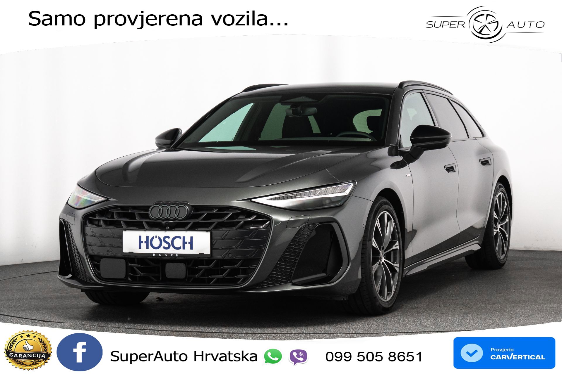 Audi A6 Avant 2.0 TDI S tronic 2xS line 204 KS, MATRIX+ACC+GR SJED+360+PANO+VIRT