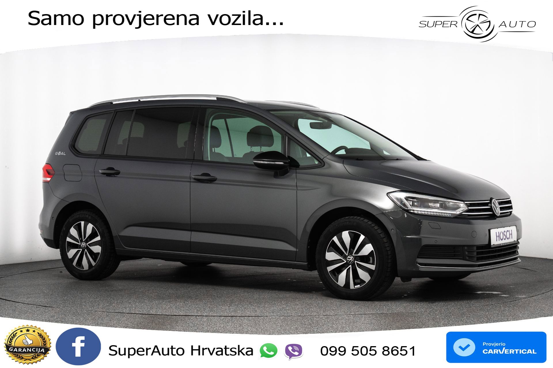 VW Touran 2.0 TDI DSG Comfortline 150 KS, 7-SJED+ACC+GR SJED+VIRT+NAVI