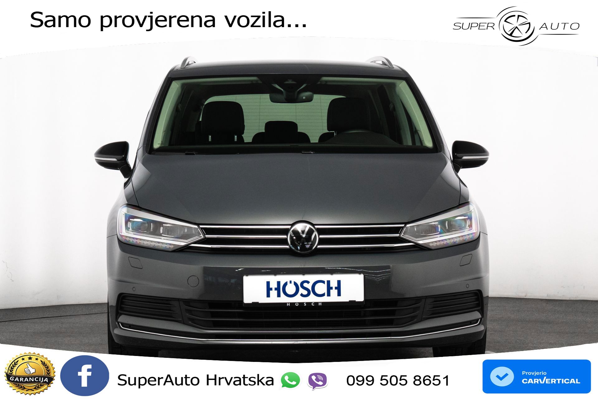 VW Touran 2.0 TDI DSG Comfortline 150 KS, 7-SJED+ACC+GR SJED+VIRT+NAVI