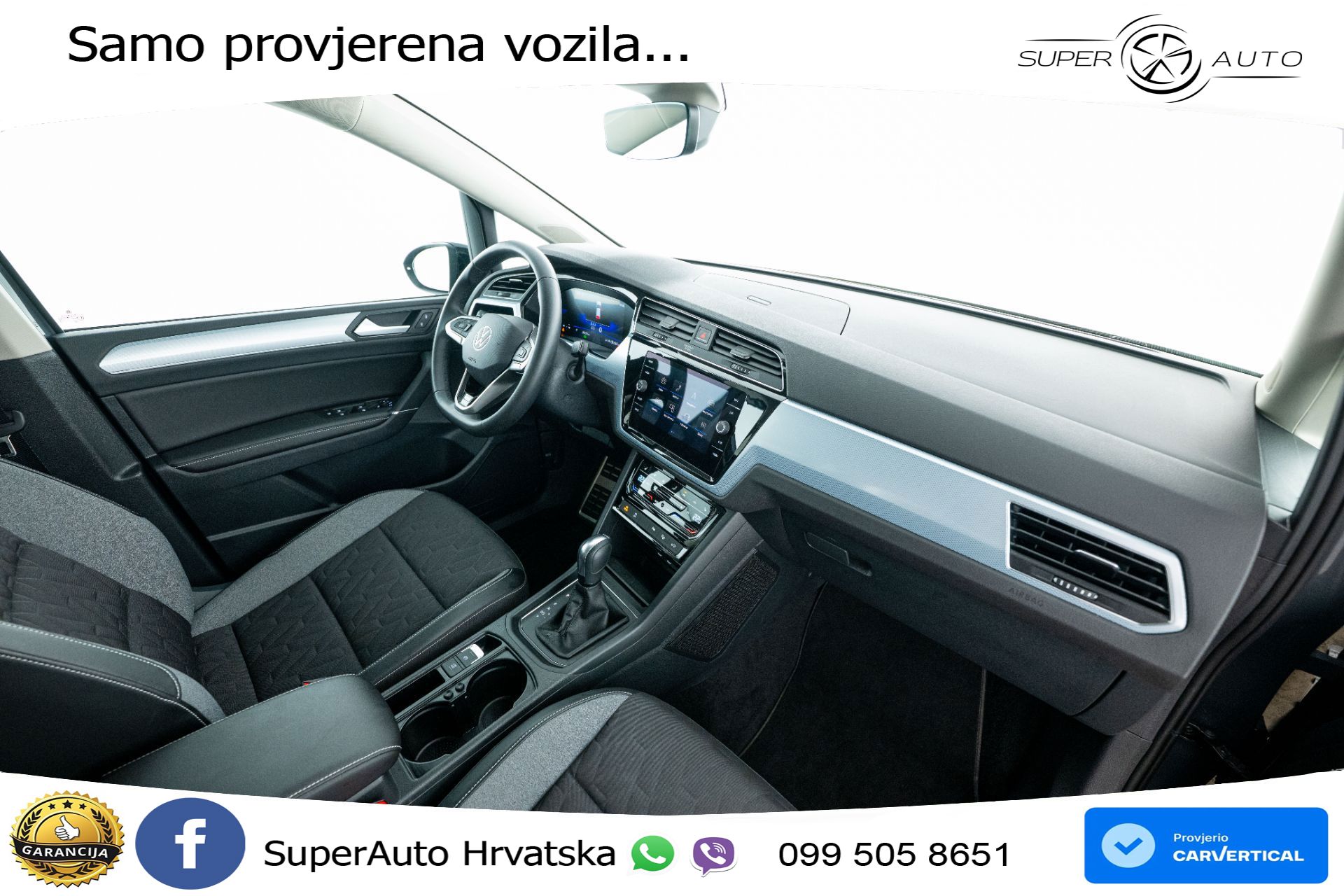 VW Touran 2.0 TDI DSG Comfortline 150 KS, 7-SJED+ACC+GR SJED+VIRT+NAVI
