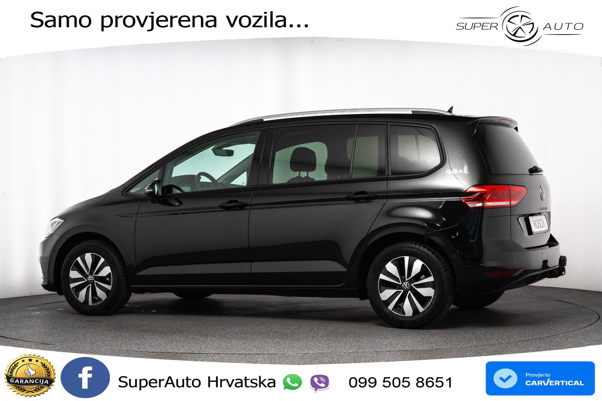 VW Touran 1.5 TSI DSG Comfortline 150 KS, 7-SJED+LED+ACC+GR SJED+VIRT+PDC+ASIST