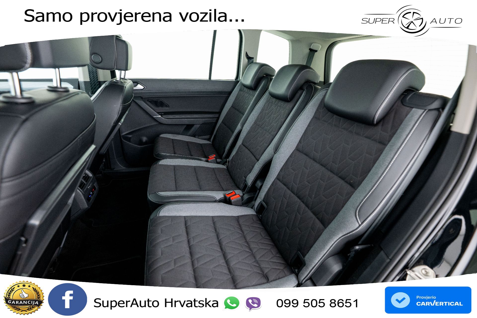 VW Touran 1.5 TSI DSG Comfortline 150 KS, 7-SJED+LED+ACC+GR SJED+VIRT+PDC+ASIST