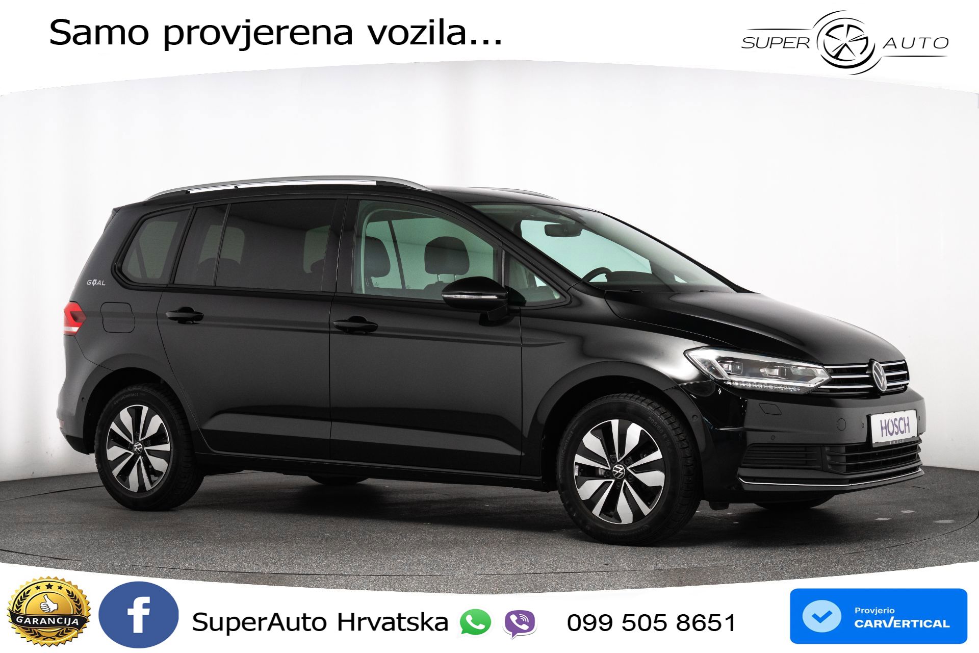VW Touran 1.5 TSI DSG Comfortline 150 KS, 7-SJED+LED+ACC+GR SJED+VIRT+PDC+ASIST