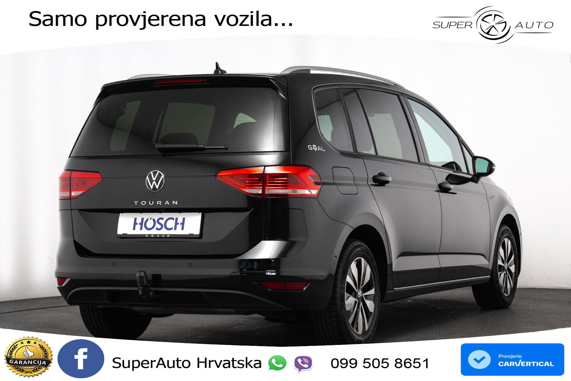 VW Touran 1.5 TSI DSG Comfortline 150 KS, 7-SJED+LED+ACC+GR SJED+VIRT+PDC+ASIST