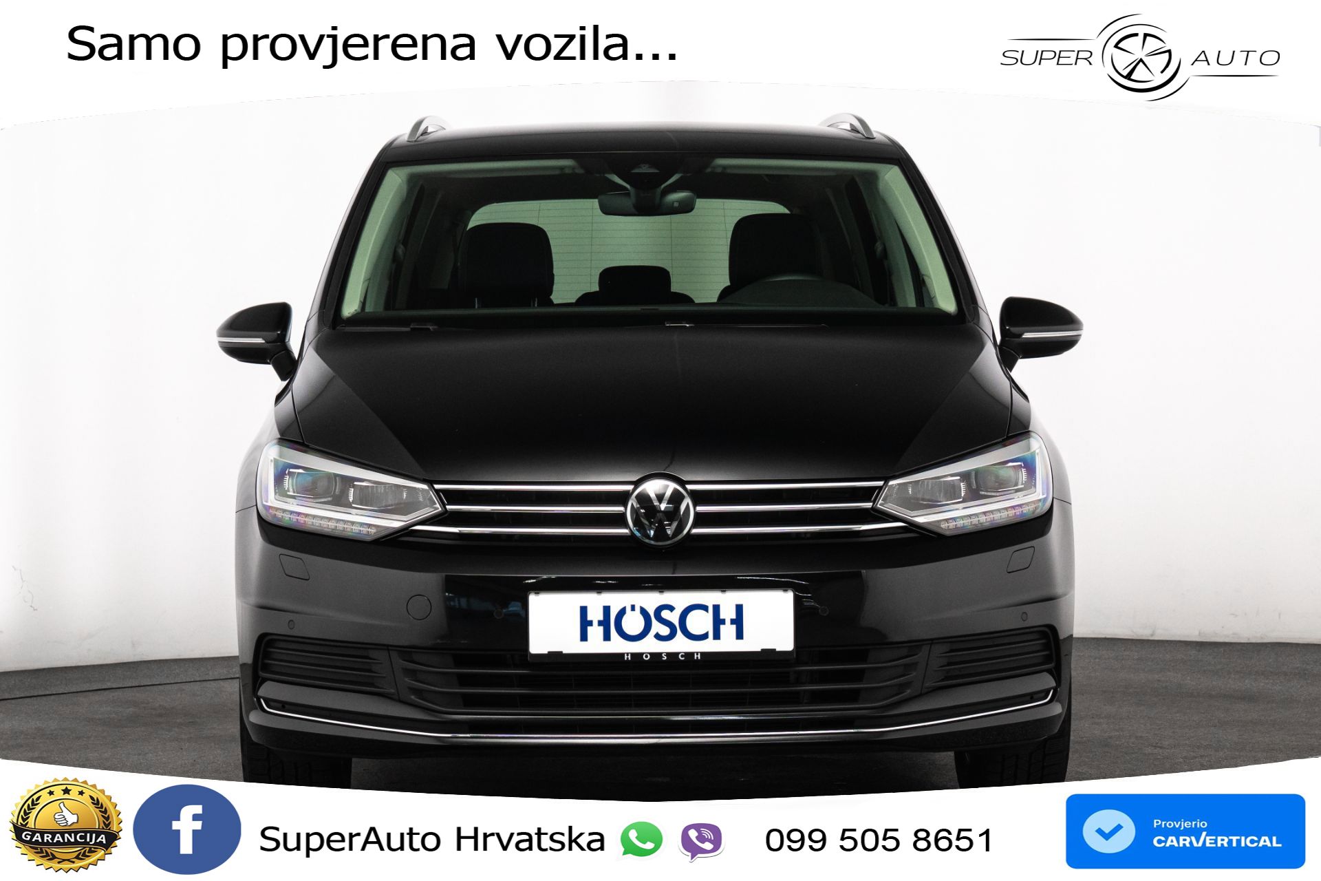VW Touran 1.5 TSI DSG Comfortline 150 KS, 7-SJED+LED+ACC+GR SJED+VIRT+PDC+ASIST