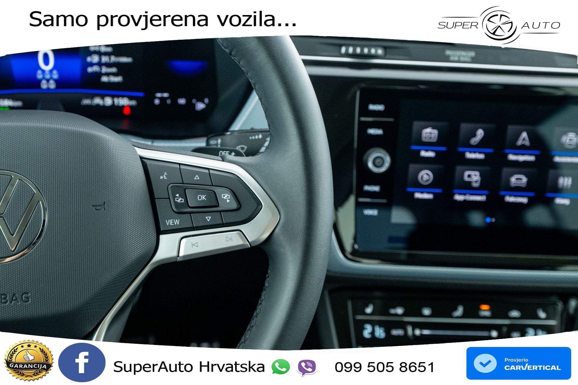 VW Touran 1.5 TSI DSG Comfortline 150 KS, 7-SJED+LED+ACC+GR SJED+VIRT+PDC+ASIST