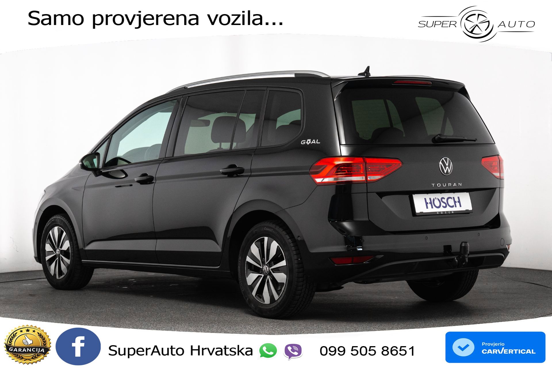 VW Touran 1.5 TSI DSG Comfortline 150 KS, 7-SJED+LED+ACC+GR SJED+VIRT+PDC+ASIST