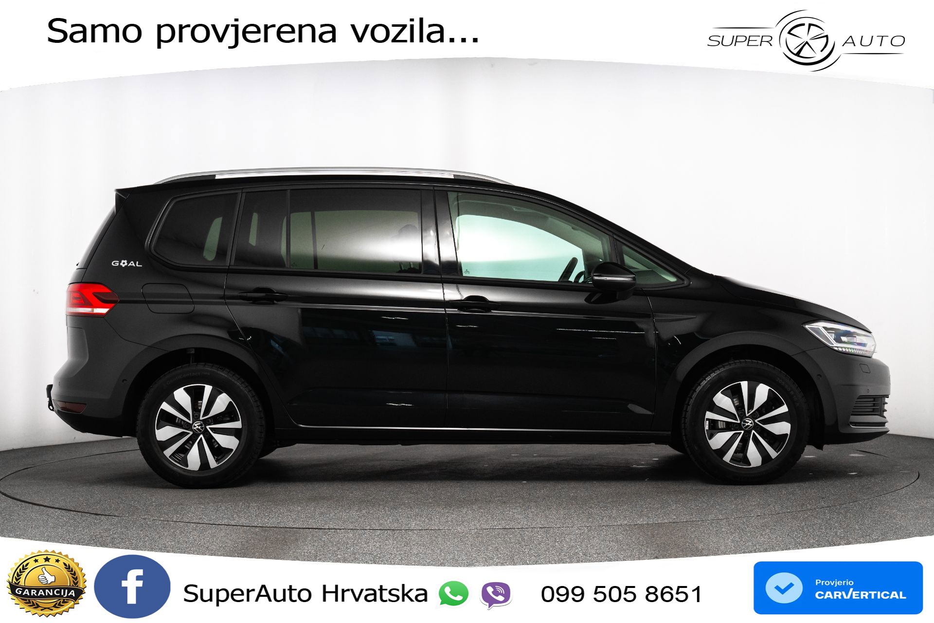 VW Touran 1.5 TSI DSG Comfortline 150 KS, 7-SJED+LED+ACC+GR SJED+VIRT+PDC+ASIST