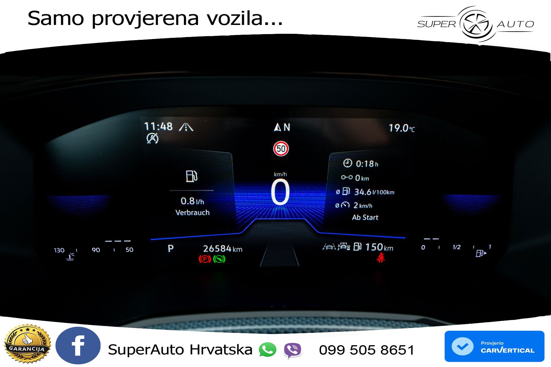 VW Touran 1.5 TSI DSG Comfortline 150 KS, 7-SJED+LED+ACC+GR SJED+VIRT+PDC+ASIST
