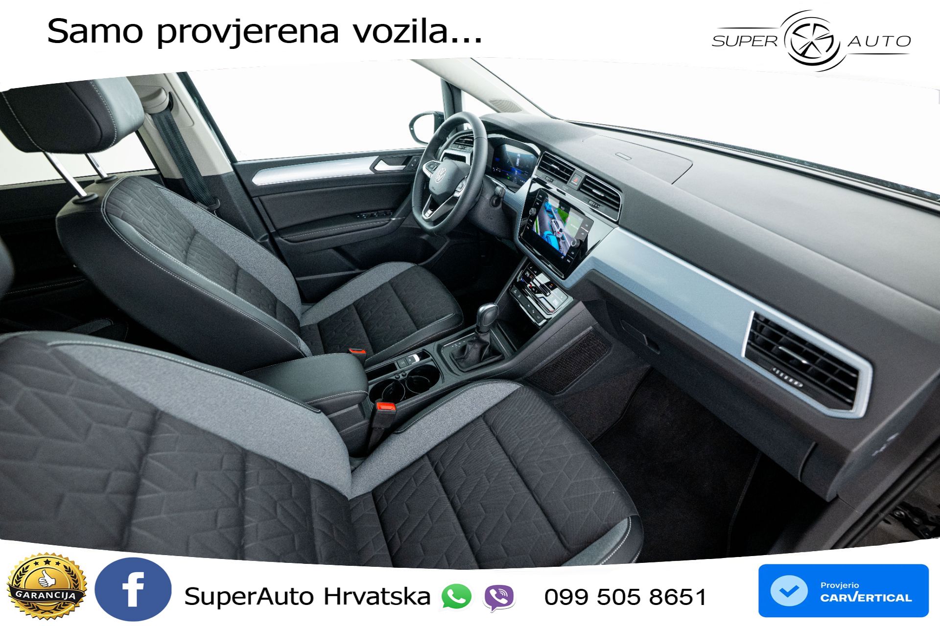 VW Touran 1.5 TSI DSG Comfortline 150 KS, LED+ACC+GR SJED+PDC+VIRT