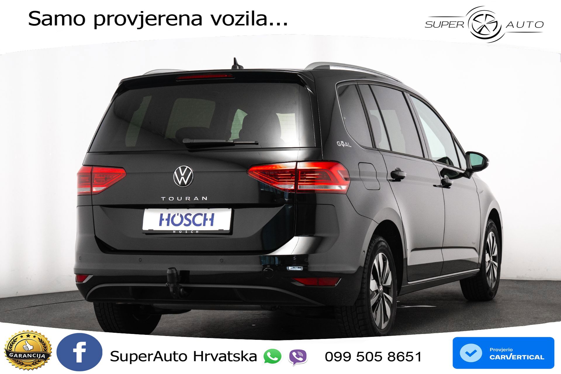 VW Touran 1.5 TSI DSG Comfortline 150 KS, LED+ACC+GR SJED+PDC+VIRT