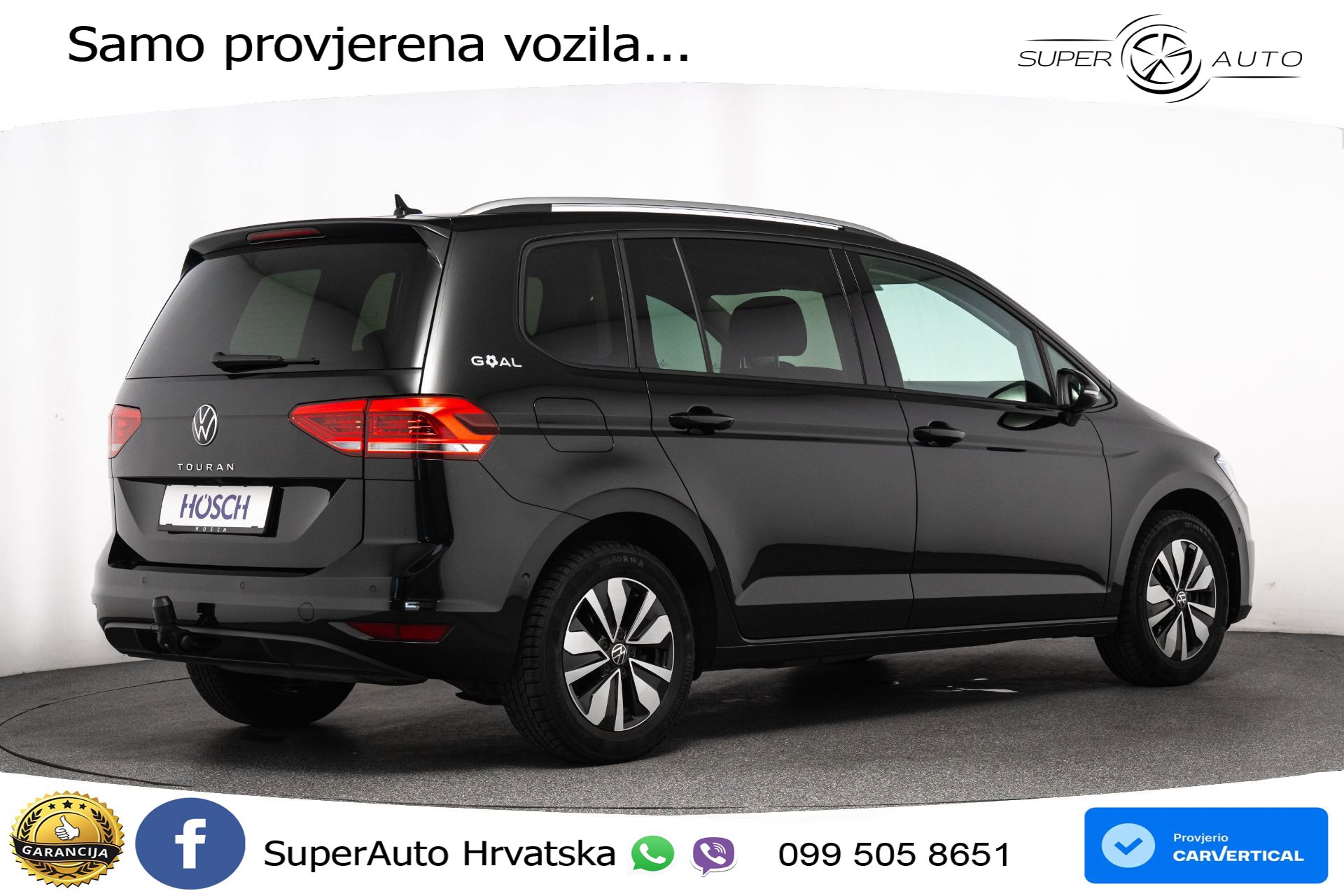 VW Touran 1.5 TSI DSG Comfortline 150 KS, LED+ACC+GR SJED+PDC+VIRT