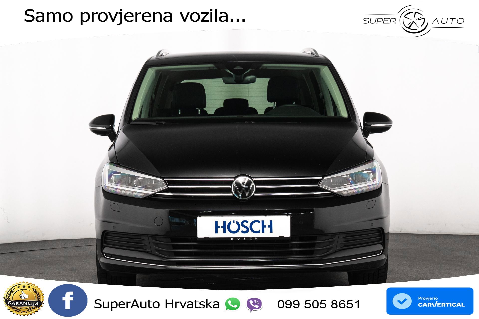 VW Touran 1.5 TSI DSG Comfortline 150 KS, LED+ACC+GR SJED+PDC+VIRT