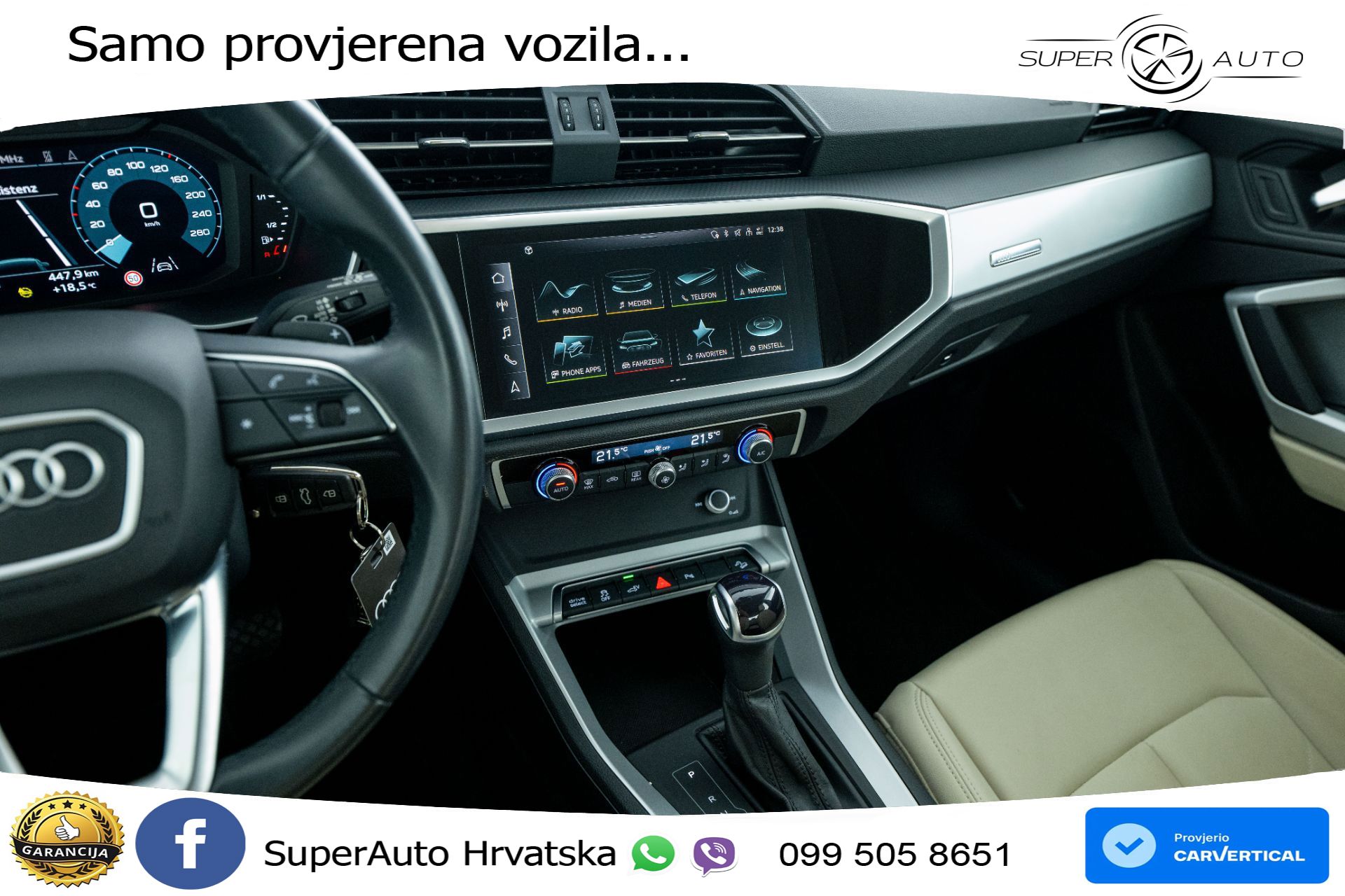 Audi Q3 45 TFSIe S tronic 245 KS, KAM+VIRT+NAVI