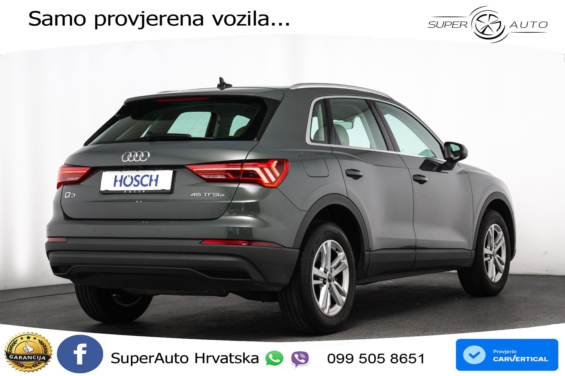 Audi Q3 45 TFSIe S tronic 245 KS, KAM+VIRT+NAVI