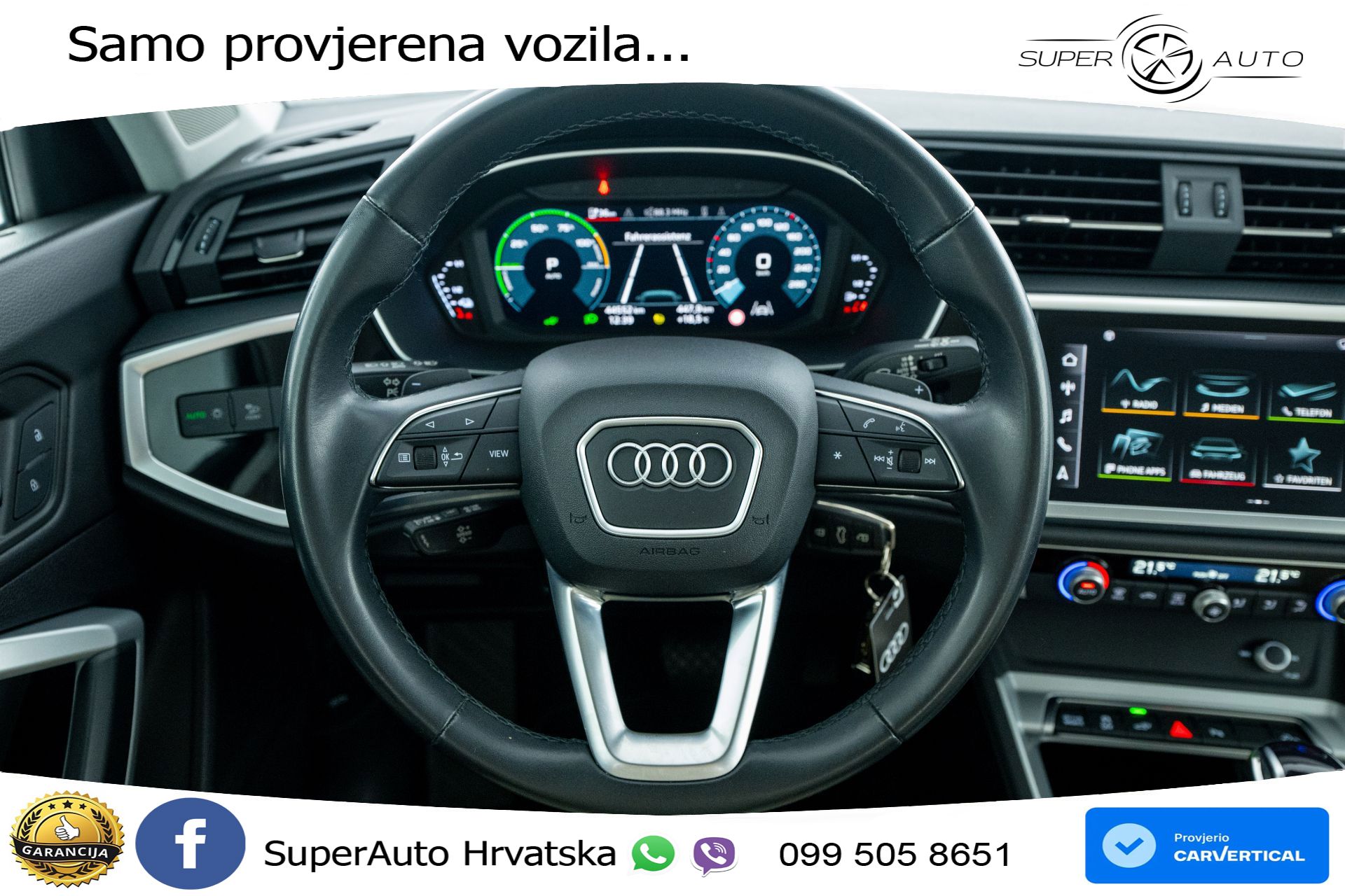 Audi Q3 45 TFSIe S tronic 245 KS, KAM+VIRT+NAVI