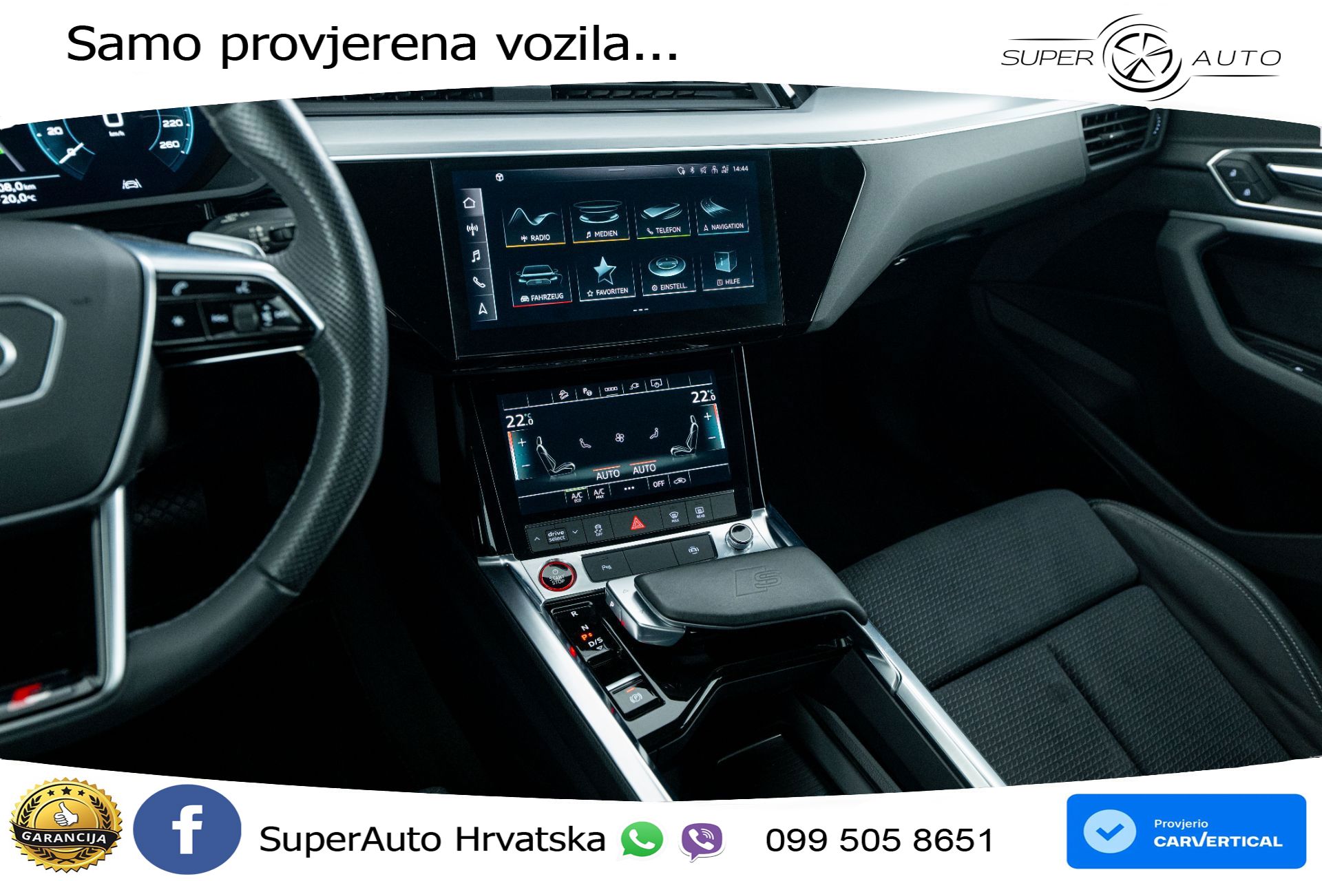 Audi e-tron S 503 KS, ZRAČNI+VIRT+NAVI