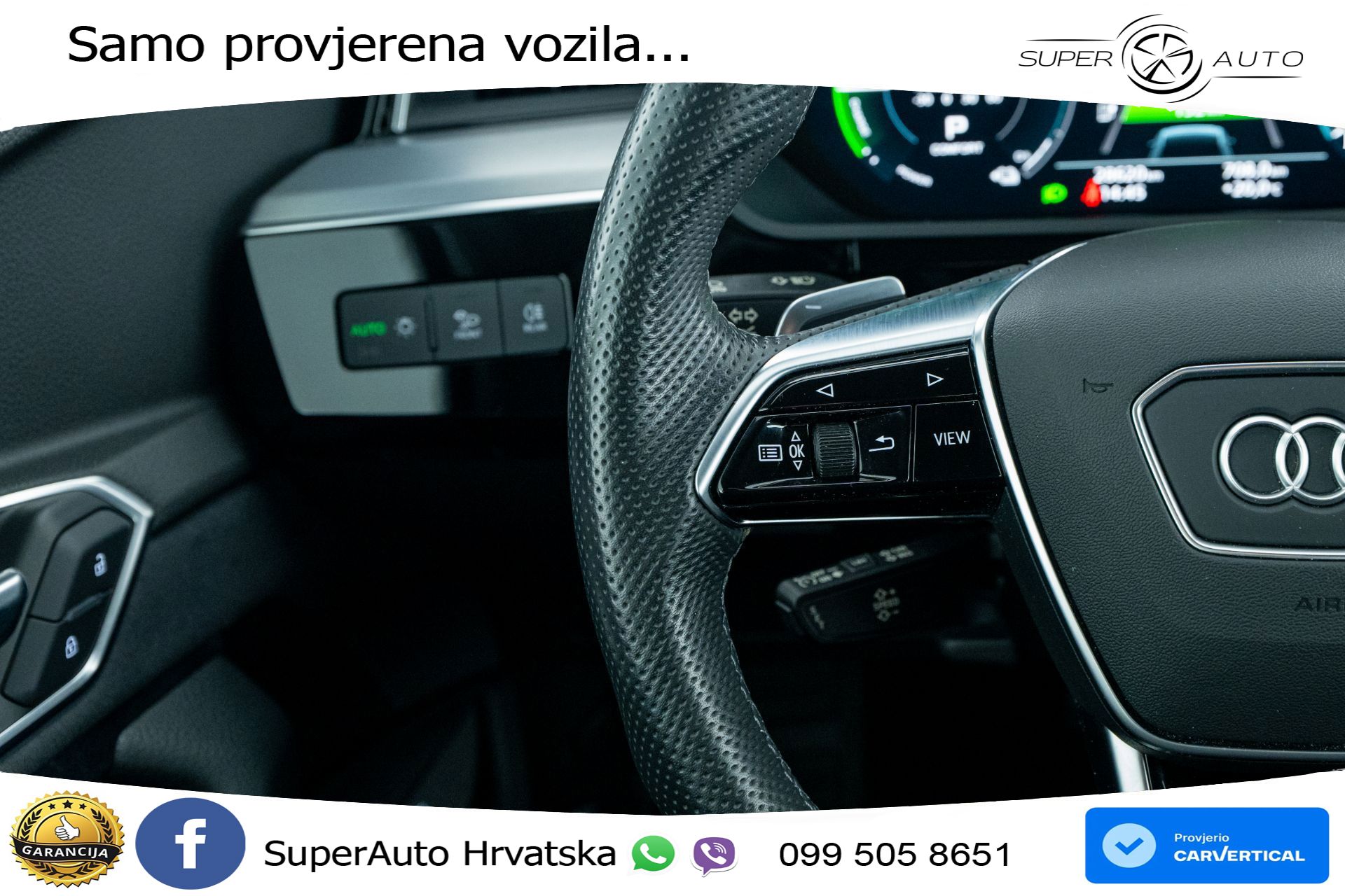 Audi e-tron S 503 KS, ZRAČNI+VIRT+NAVI