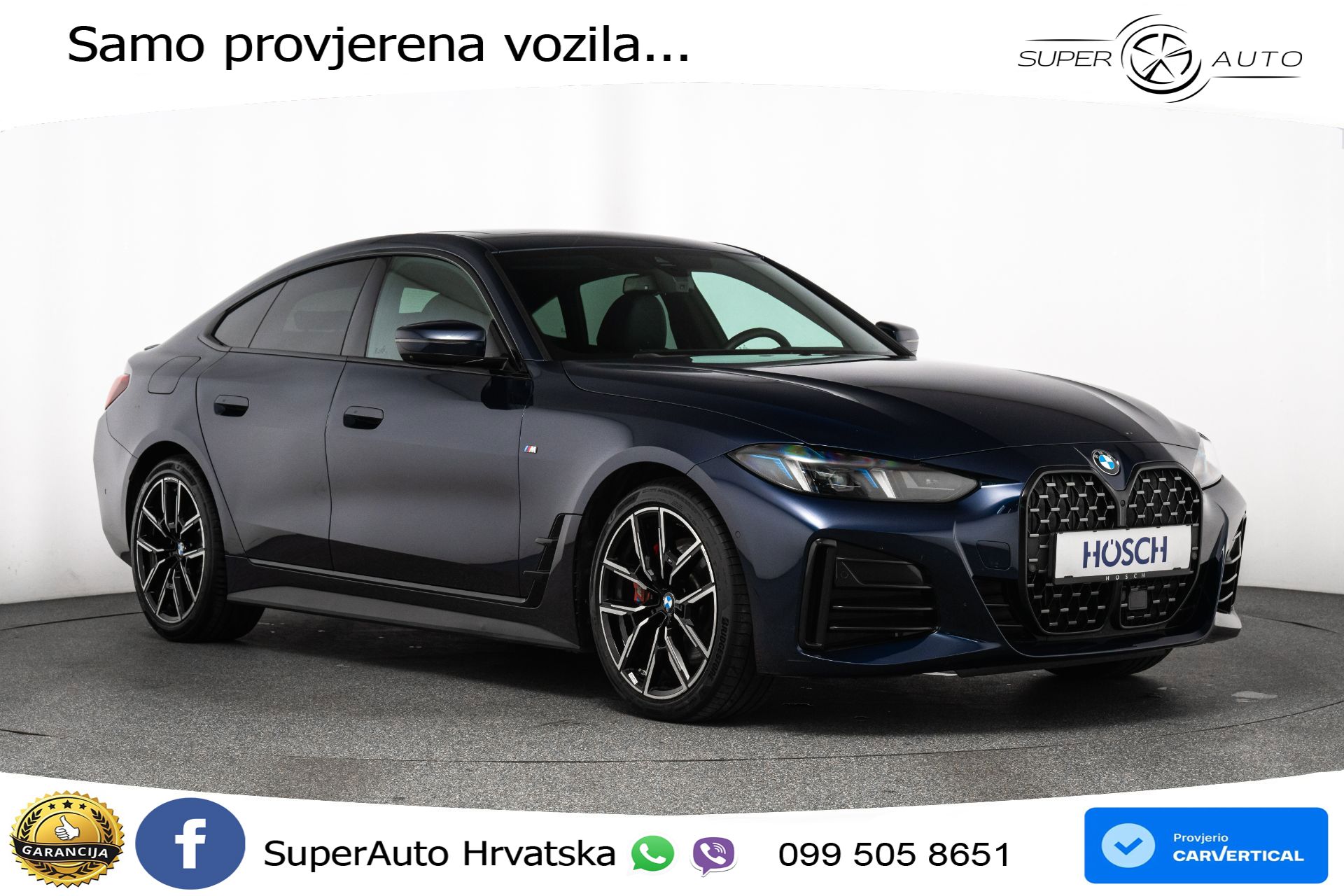 BMW 420d xDrive GC Aut. M Sport Pro 190 KS, ACC+360+GR SJED+HEAD+VIRT+NAVI