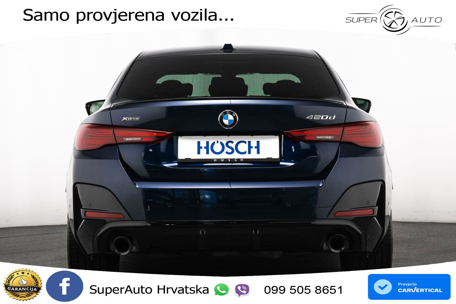 BMW 420d xDrive GC Aut. M Sport Pro 190 KS, ACC+360+GR SJED+HEAD+VIRT+NAVI