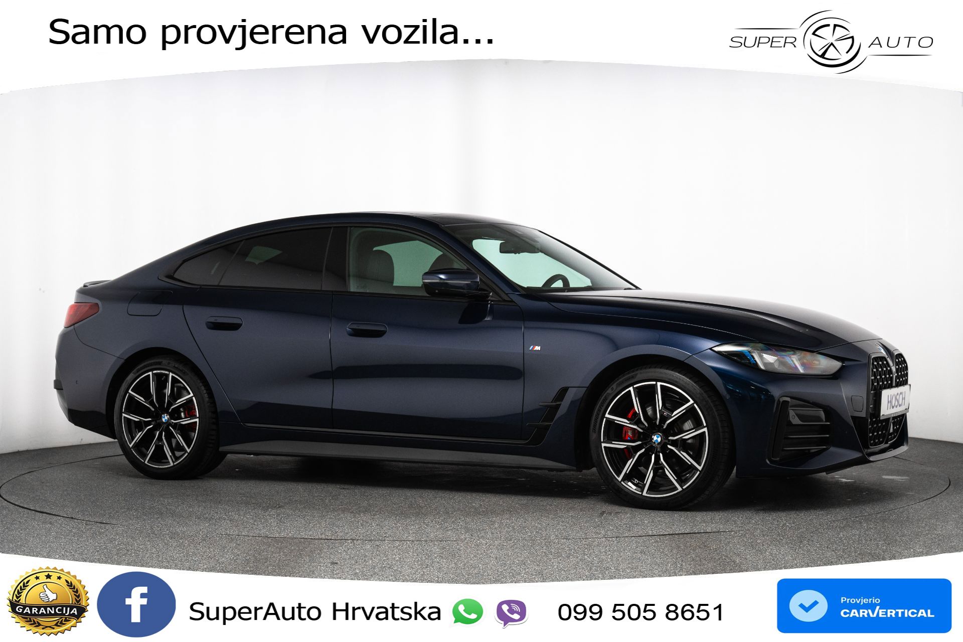 BMW 420d xDrive GC Aut. M Sport Pro 190 KS, ACC+360+GR SJED+HEAD+VIRT+NAVI