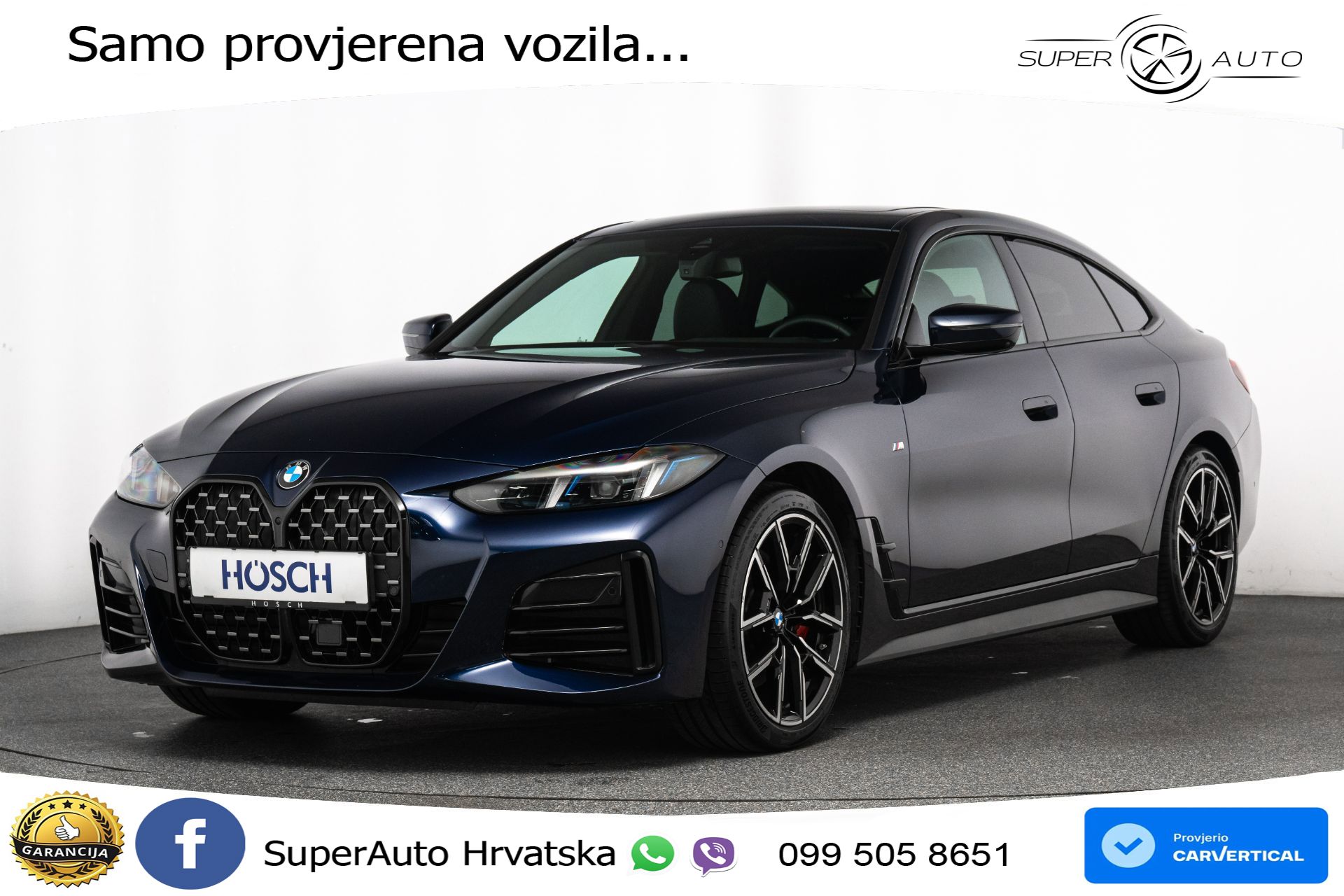 BMW 420d xDrive GC Aut. M Sport Pro 190 KS, ACC+360+GR SJED+HEAD+VIRT+NAVI