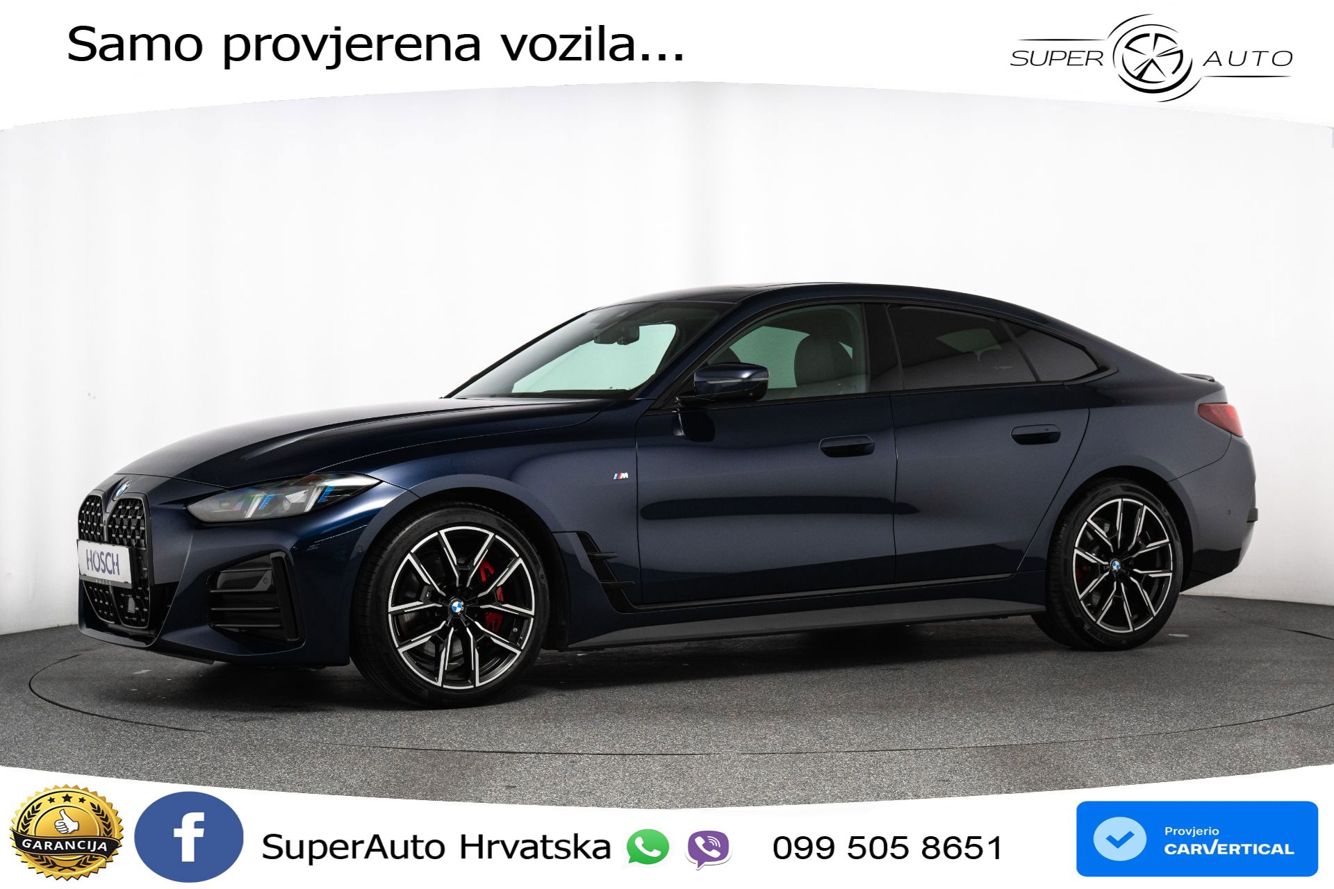 BMW 420d xDrive GC Aut. M Sport Pro 190 KS, ACC+360+GR SJED+HEAD+VIRT+NAVI