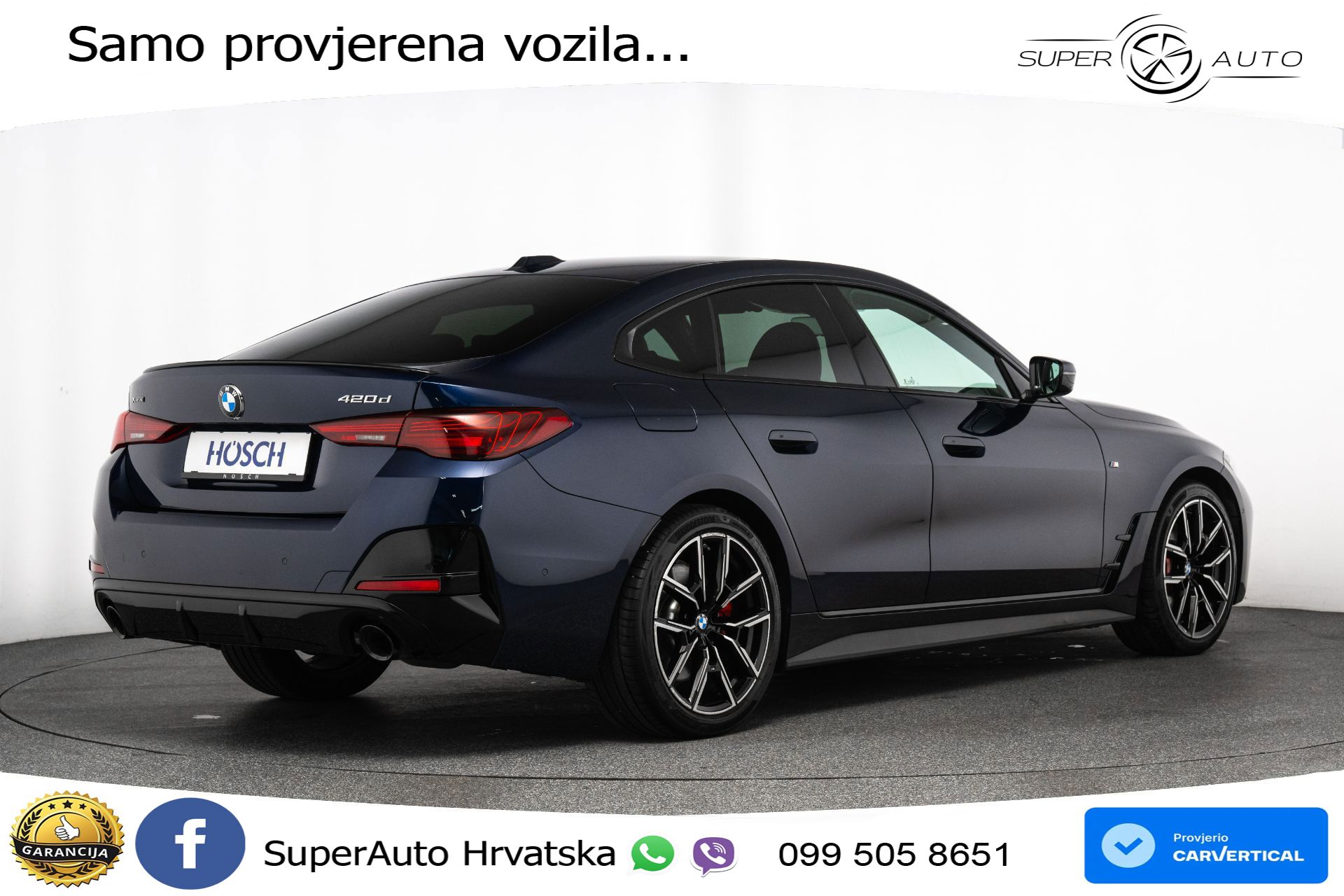 BMW 420d xDrive GC Aut. M Sport Pro 190 KS, ACC+360+GR SJED+HEAD+VIRT+NAVI