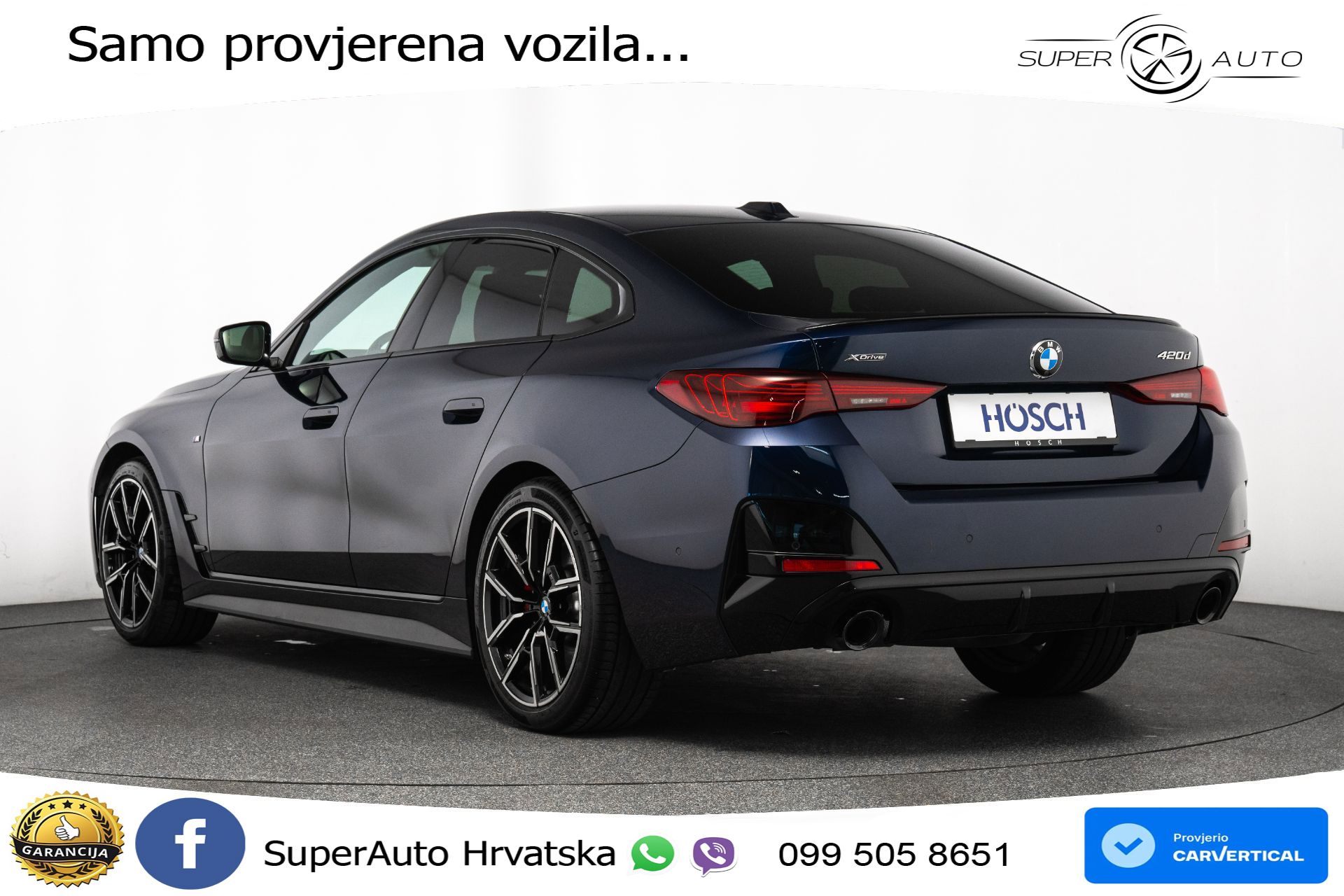 BMW 420d xDrive GC Aut. M Sport Pro 190 KS, ACC+360+GR SJED+HEAD+VIRT+NAVI